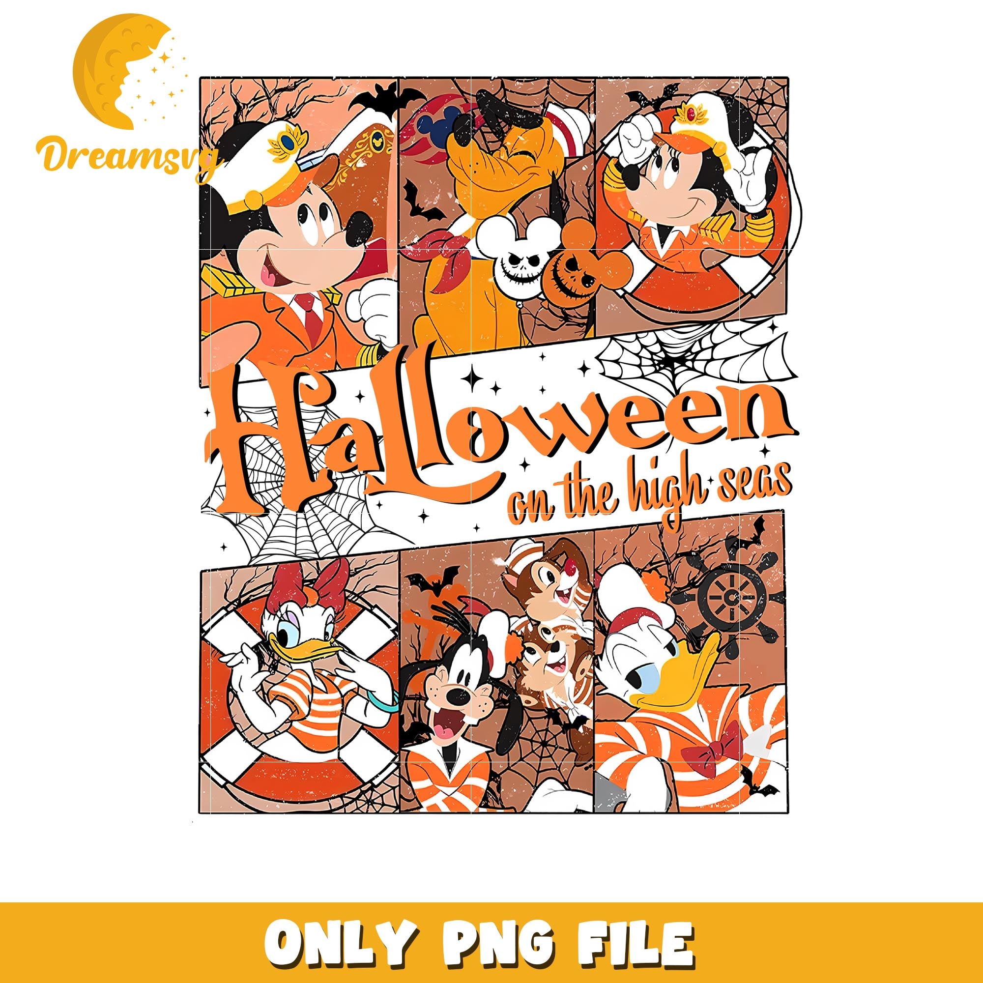 Disney halloween on the high seas, Disney cartoon halloween friends png