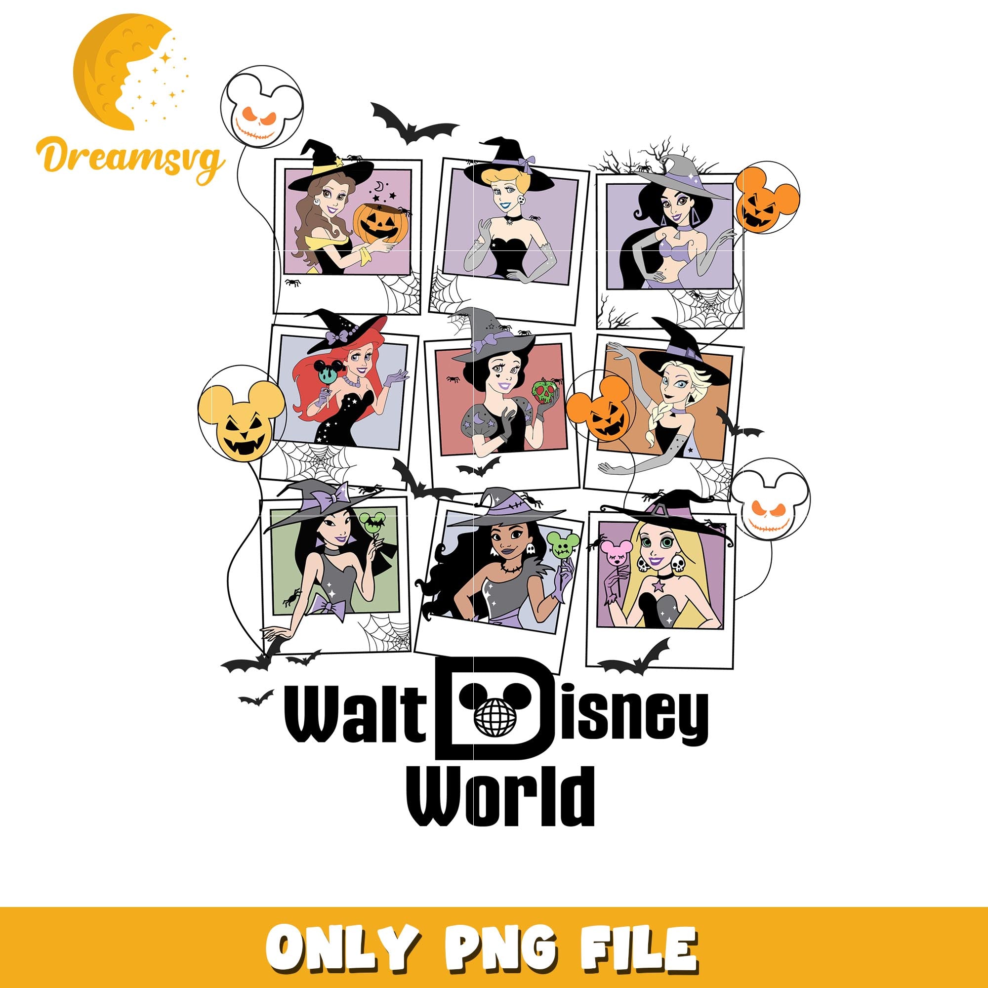 Disney halloween princess png, Halloween Winnie the Pooh png, Disney cartoon halloween friends png