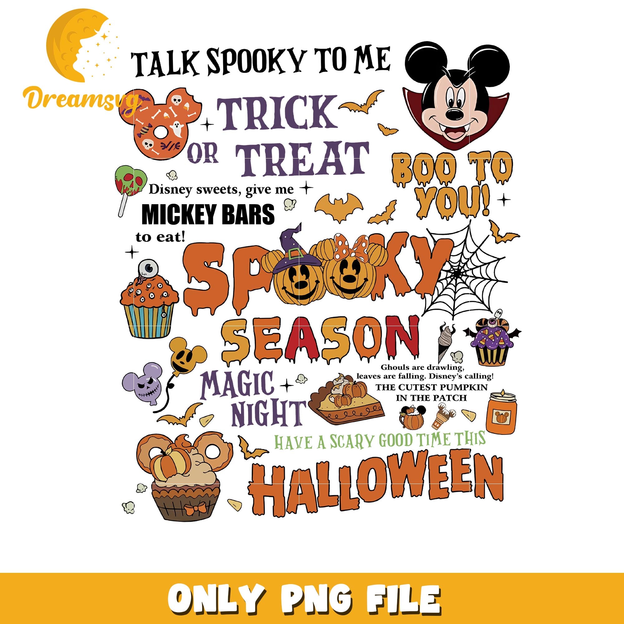 Disney halloween spooky quotes png, Disney world halloween vibes png
