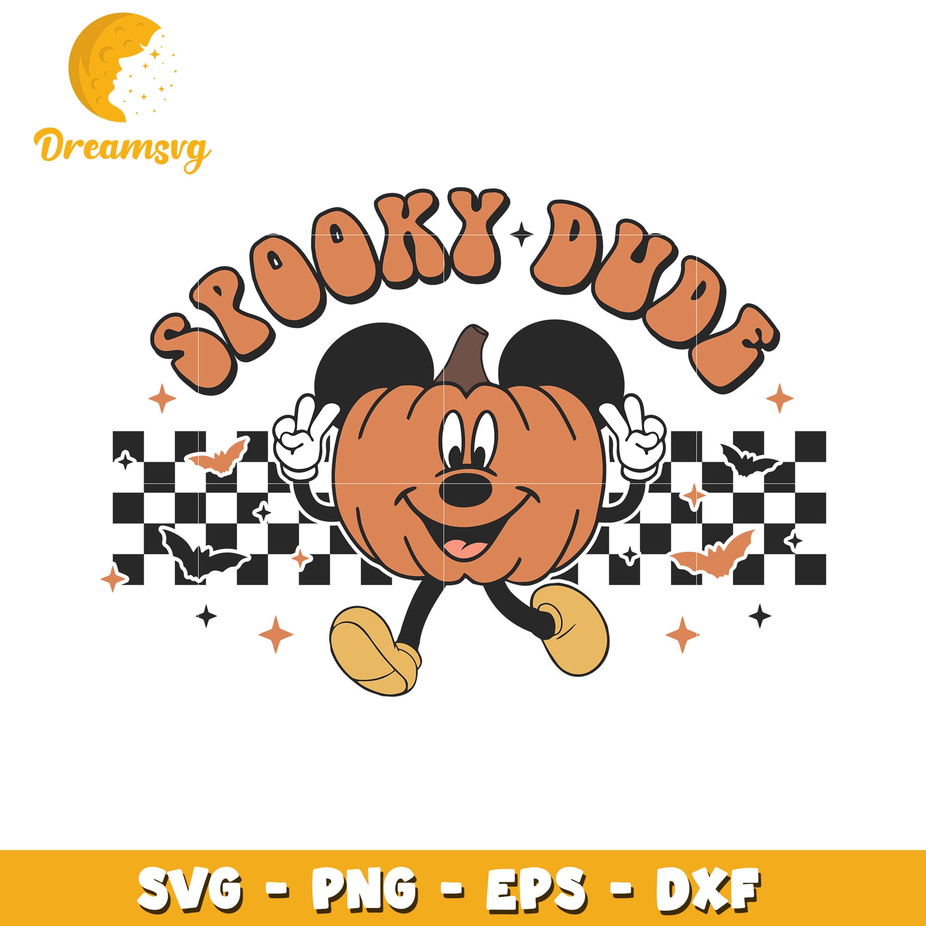 Disney pumpkin spooky dudes svg, Disney movies halloween svg