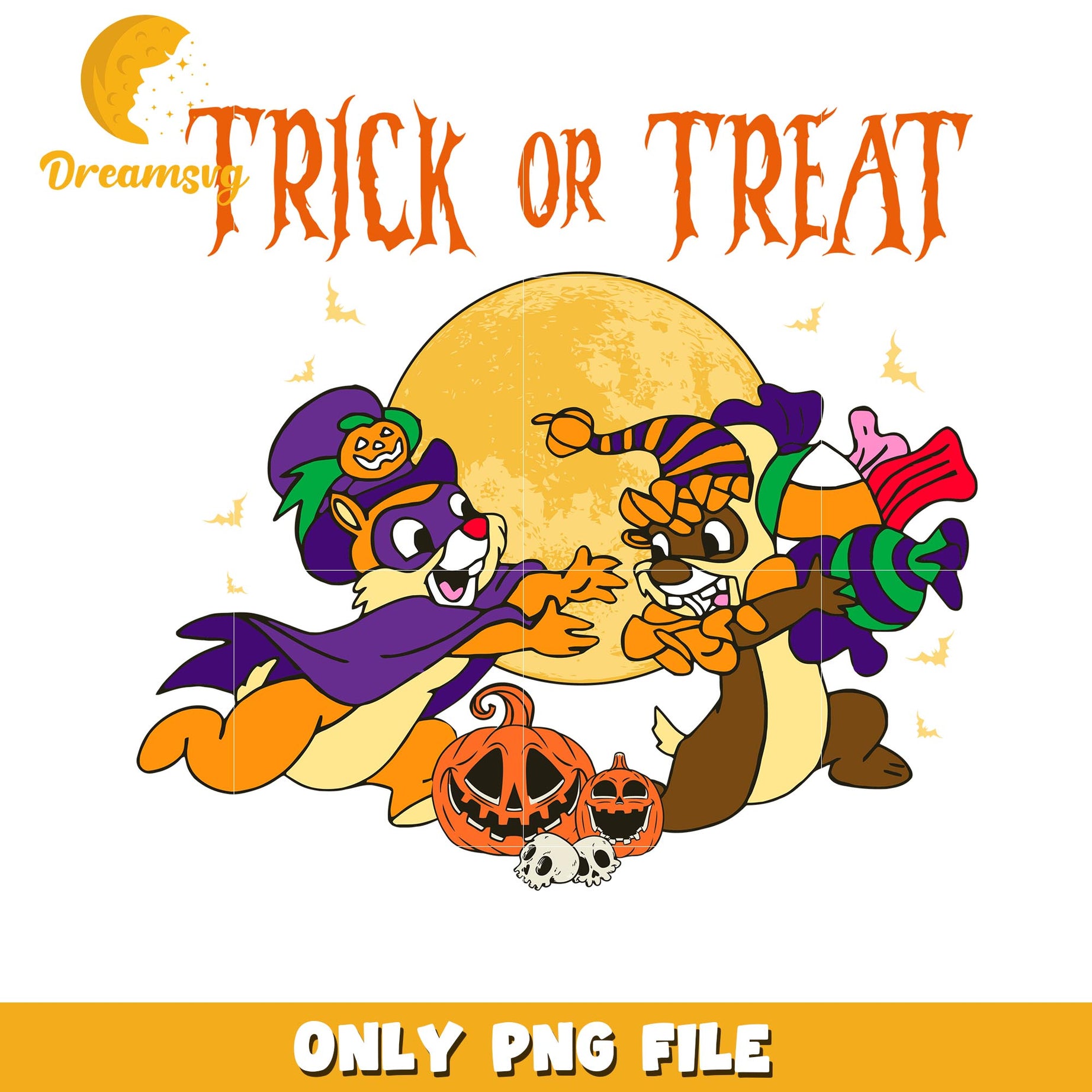 Disney trick or treat png, Disney world halloween vibes png