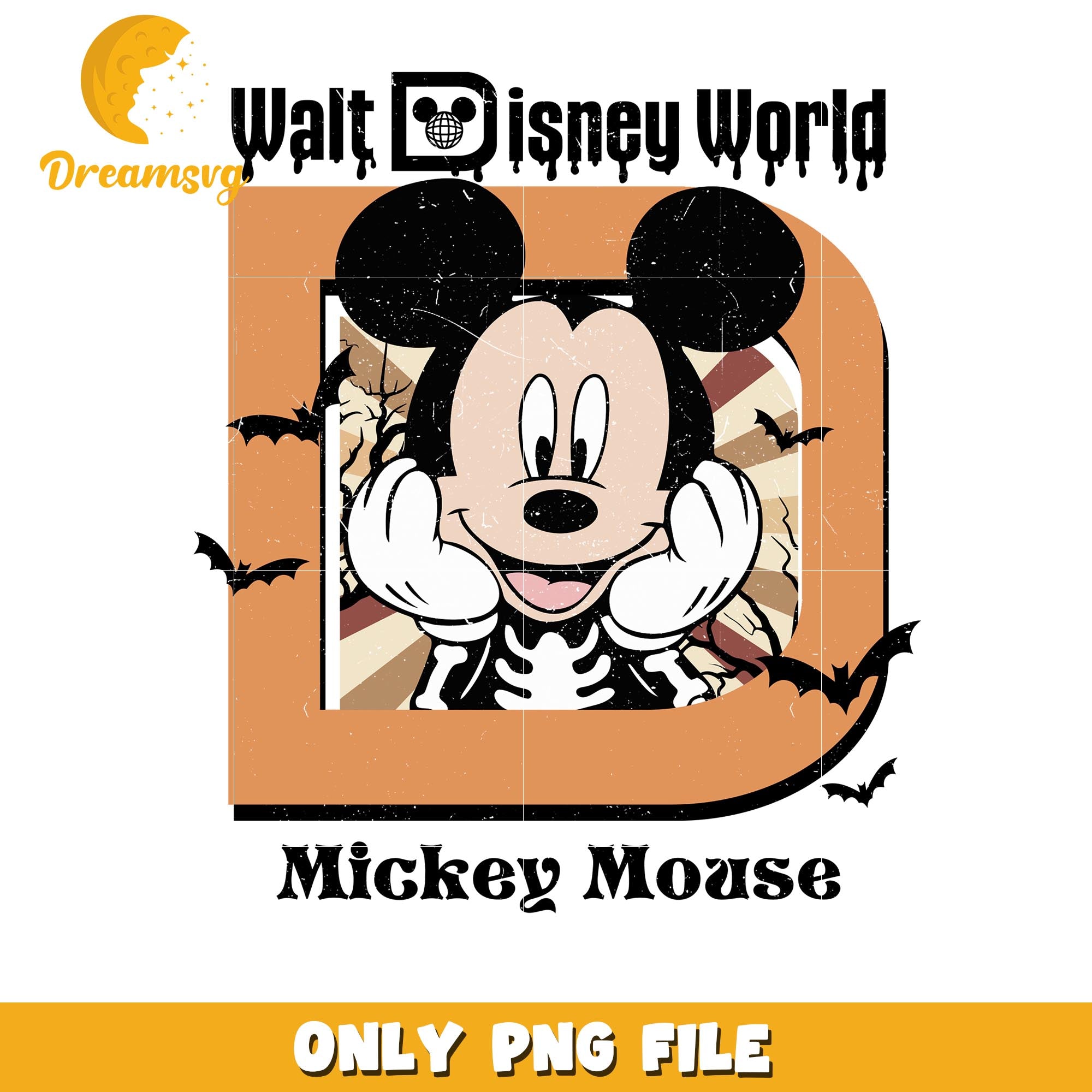 Disney world halloween skeleton Mickey png Disney friends halloween vibes png