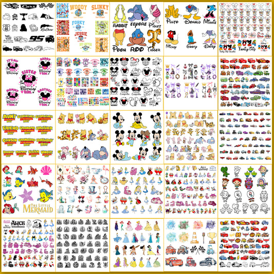 Ultimate 8000+ design disney svg bundle, Disney 2024 svg collection