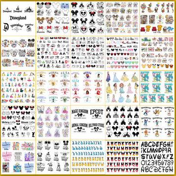Ultimate 8000+ design disney svg bundle, Disney 2024 svg collection ...