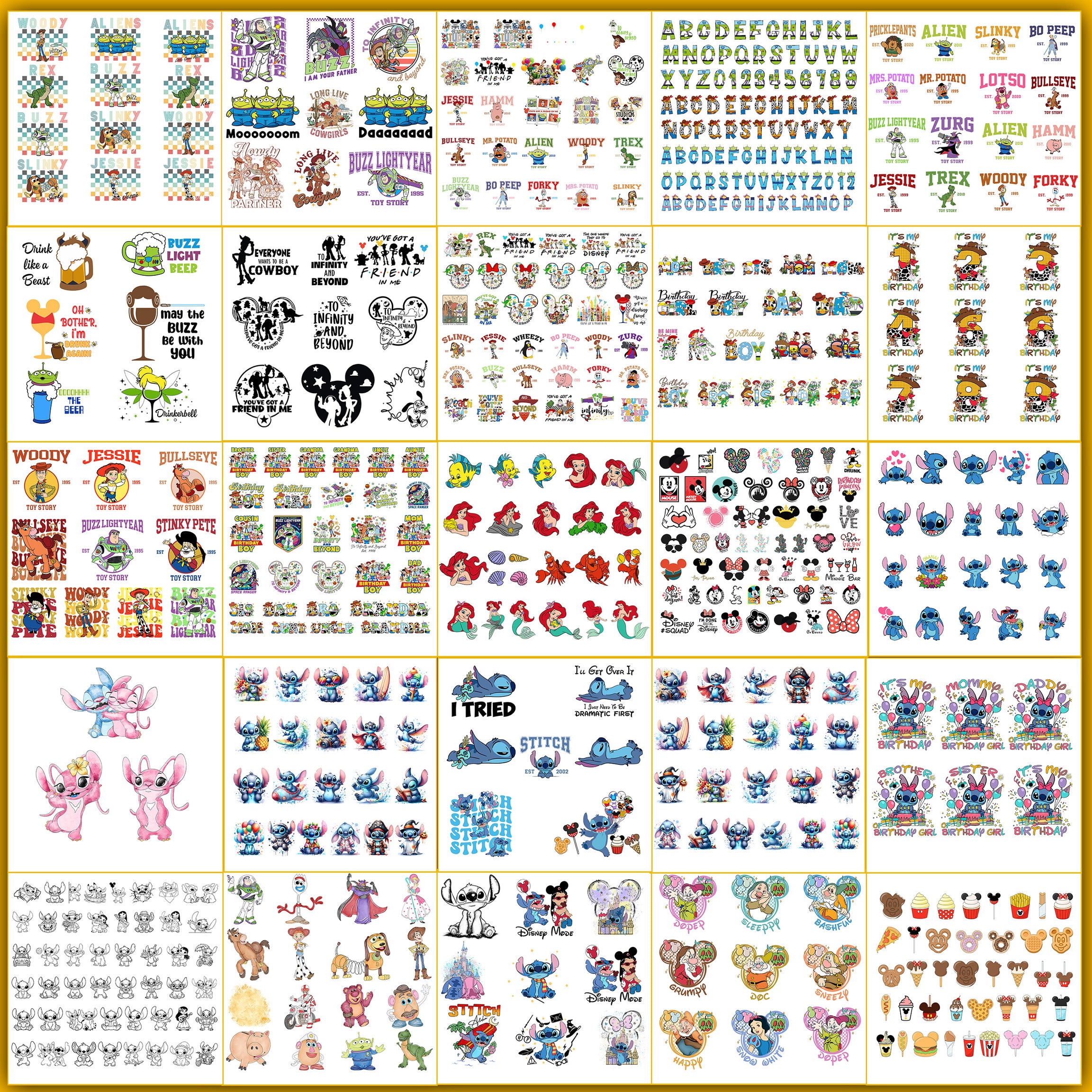 Ultimate 8000+ design disney svg bundle, Disney 2024 svg collection