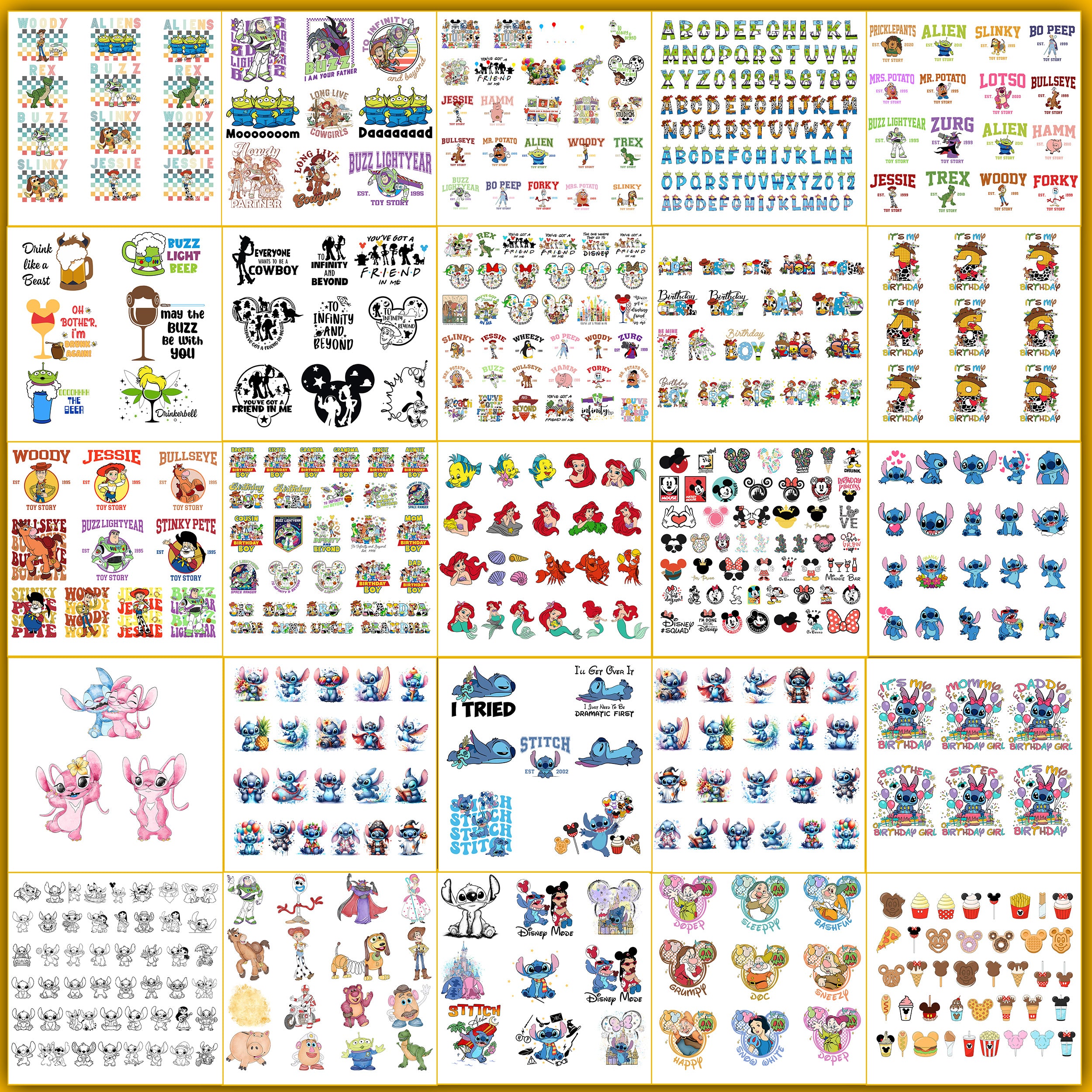 Ultimate 8000+ design disney svg bundle, Disney 2024 svg collection
