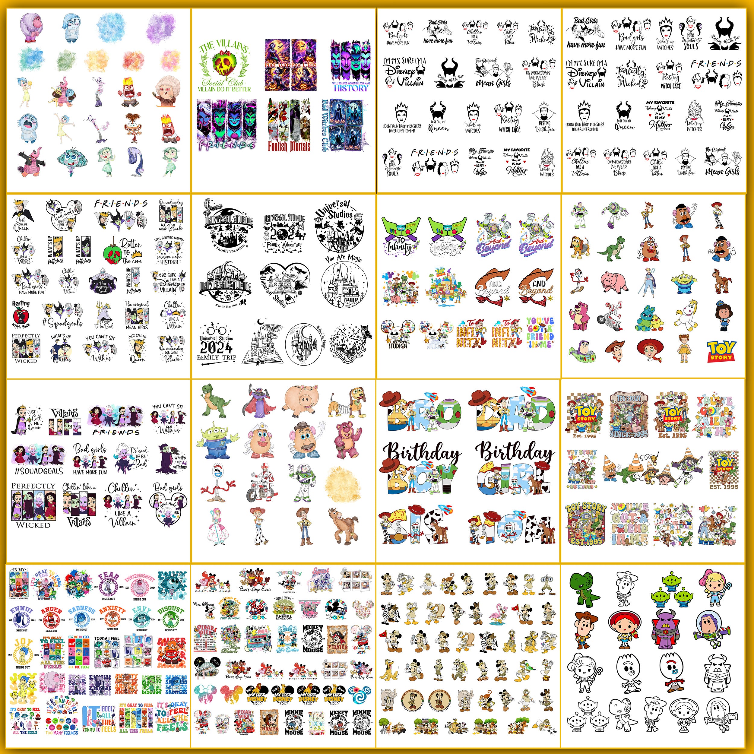Ultimate 8000+ design disney svg bundle, Disney 2024 svg collection