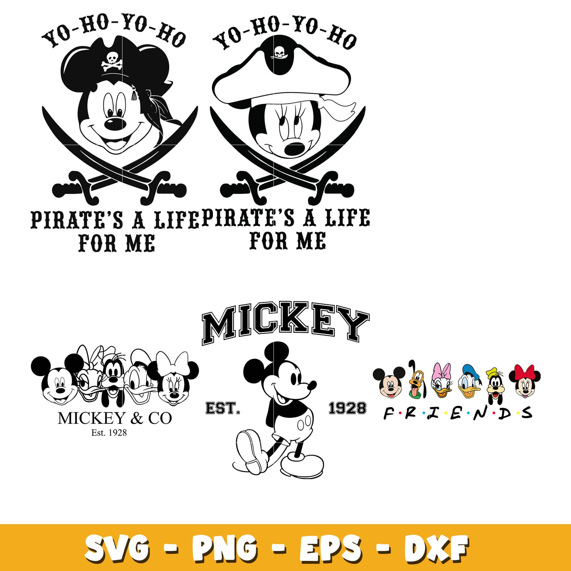 Disney mickey est 1928 design svg bundle, Disney mickey svg, Disney svg