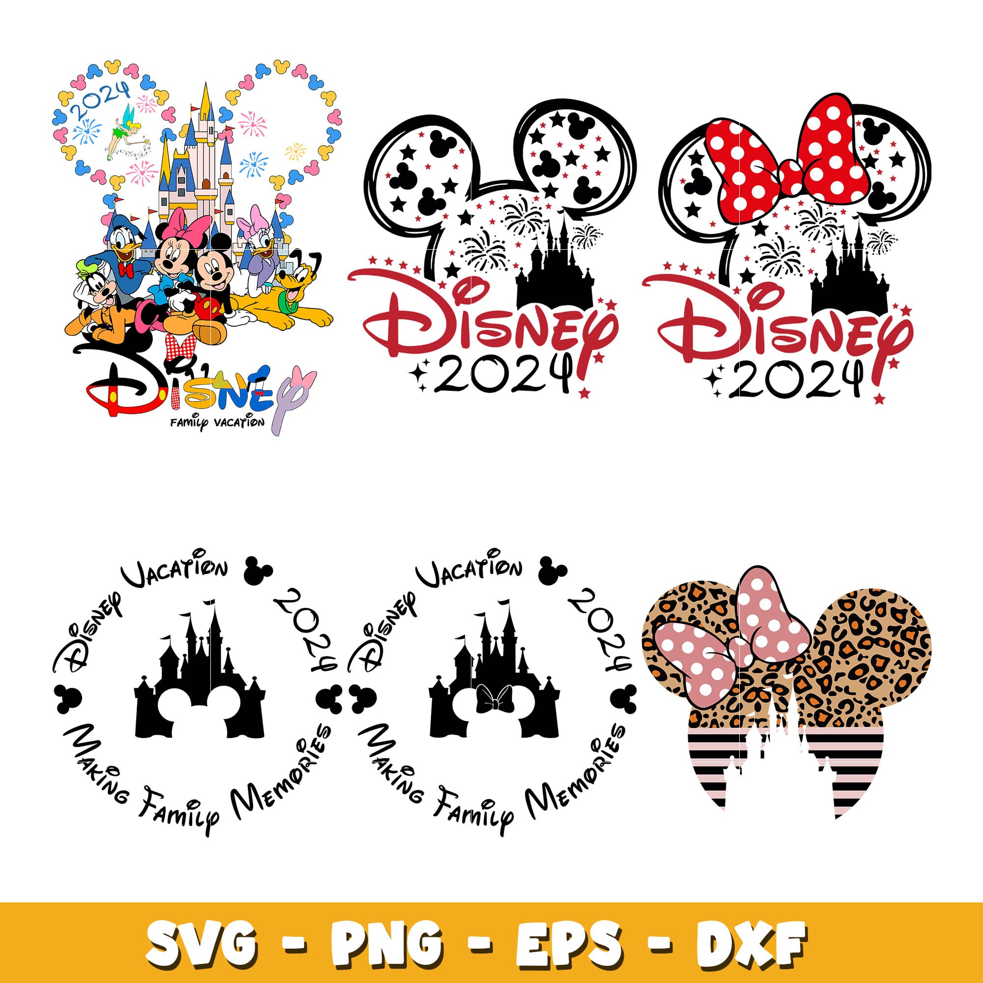 Disney Vacation 2024 bundle svg, Disney svg, Digital download ...