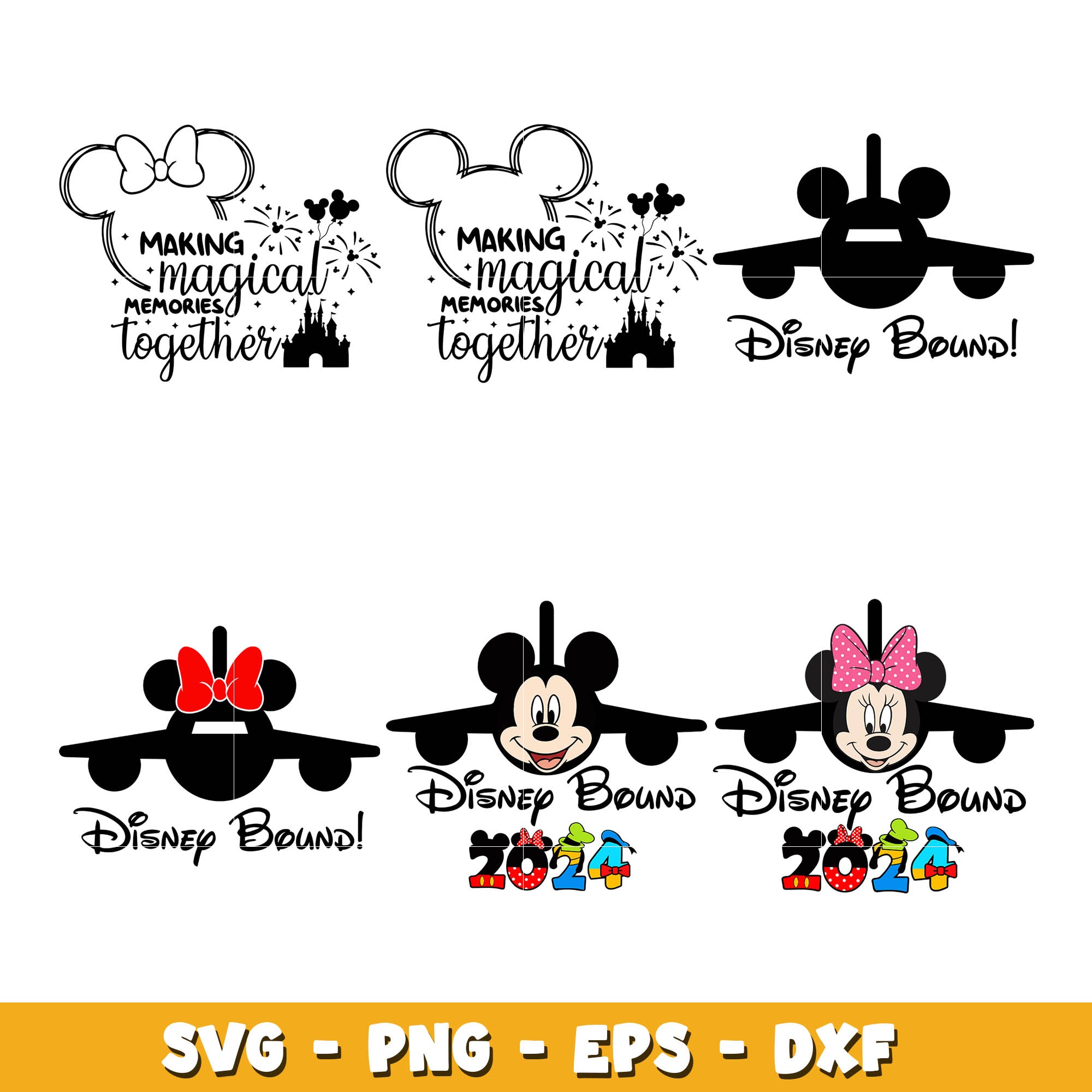 Disney bound mickey mouse svg bundle, Disney bound svg, Disney svg