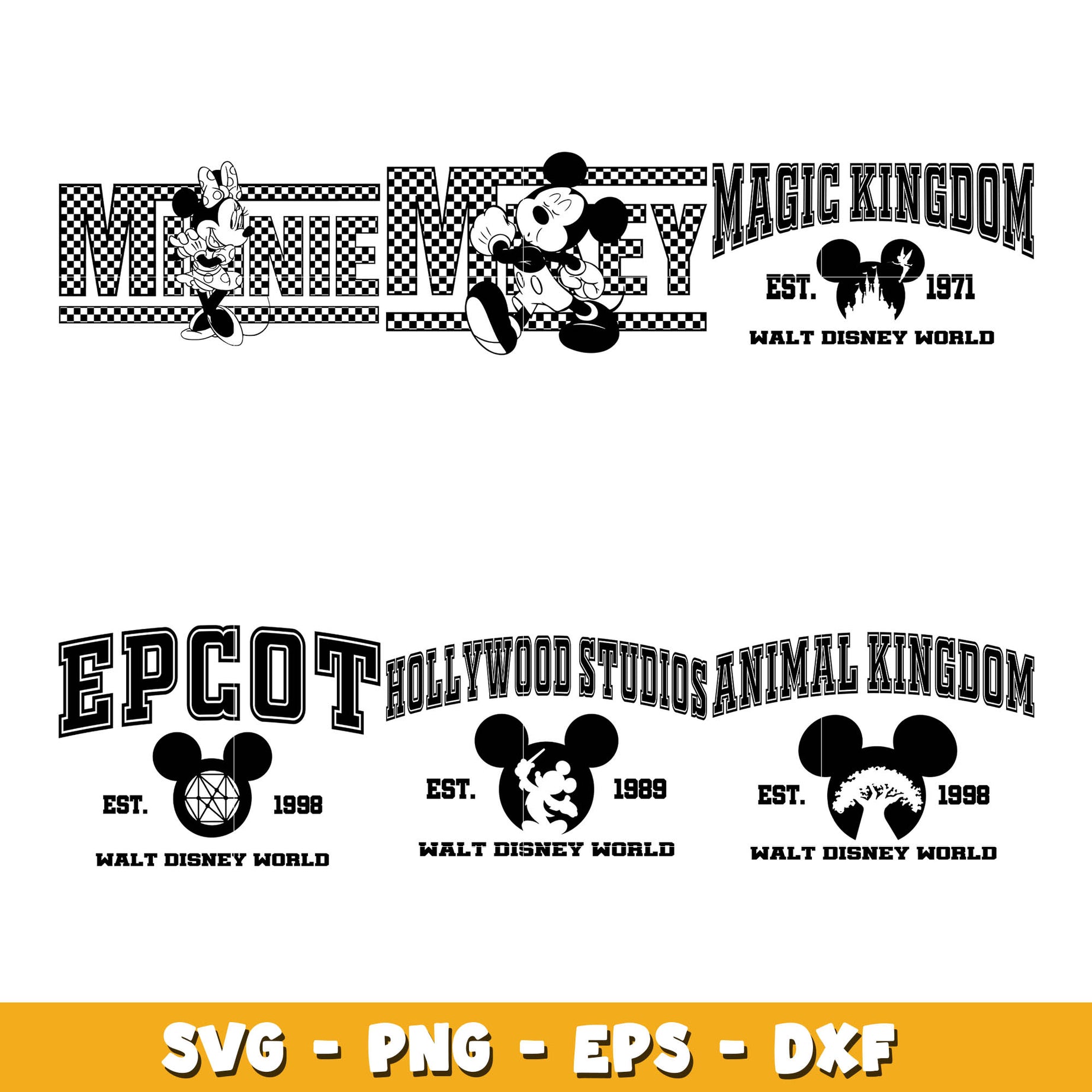 Mickey walt disney world svg bundle, Disney mickey svg, Disney svg