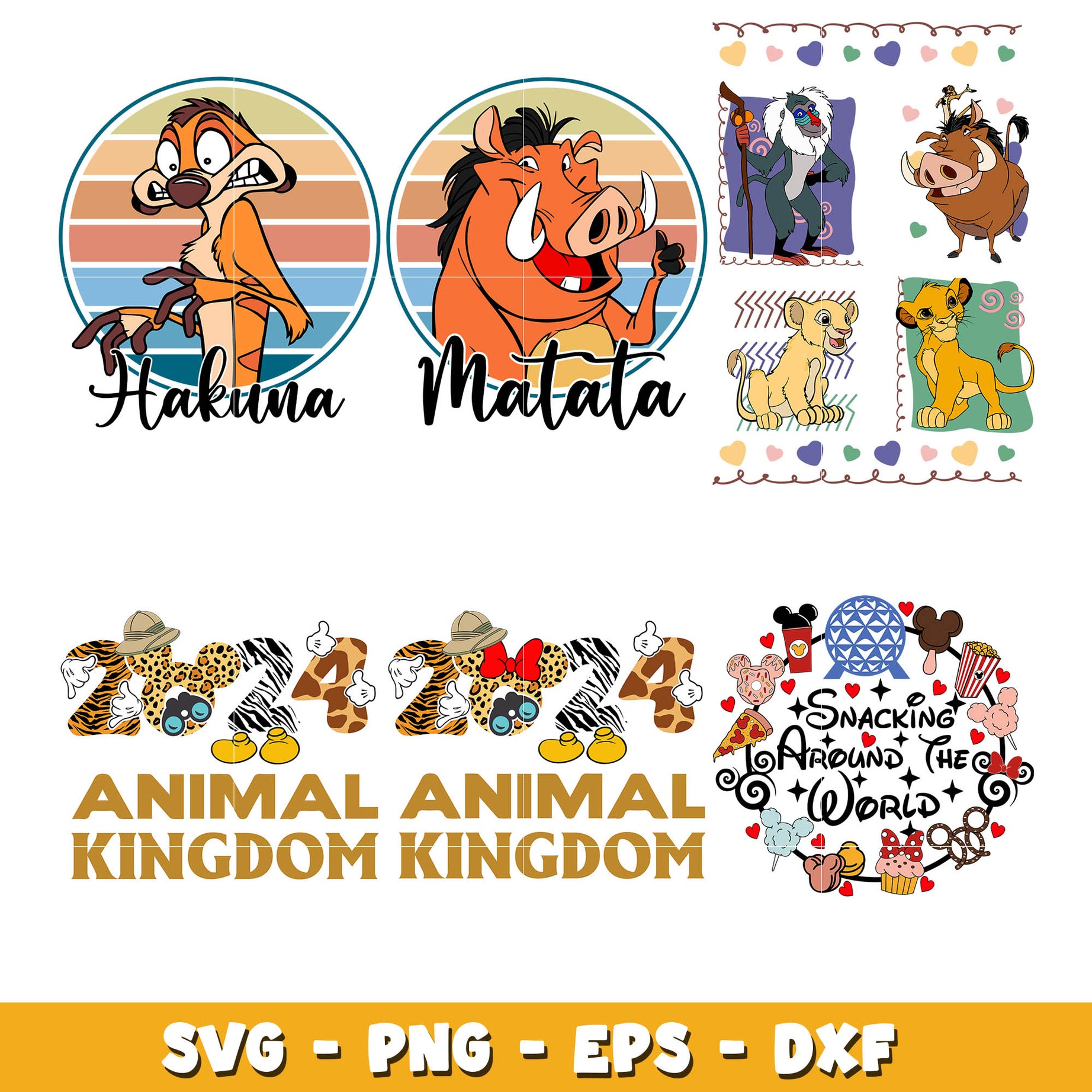 Disney simba animal kingdom svg bundle, Disney simba svg, Disney svg