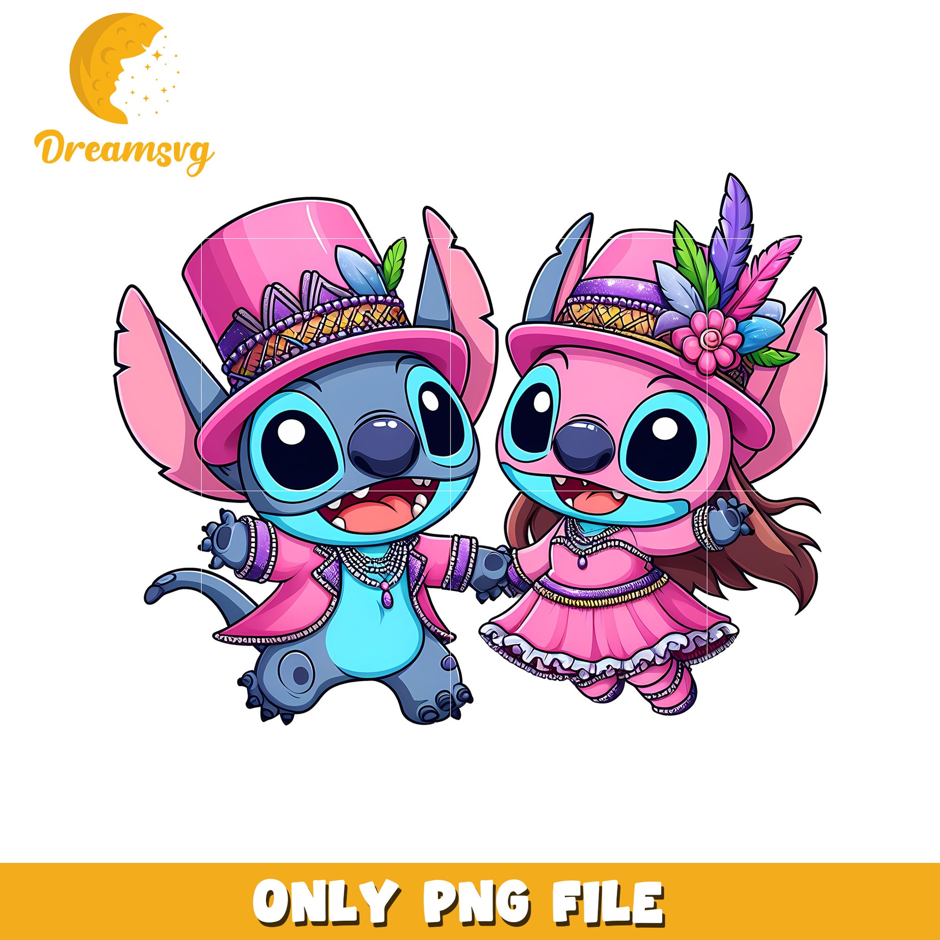 Disney couple mardi gras costume png, mardi gras costume png