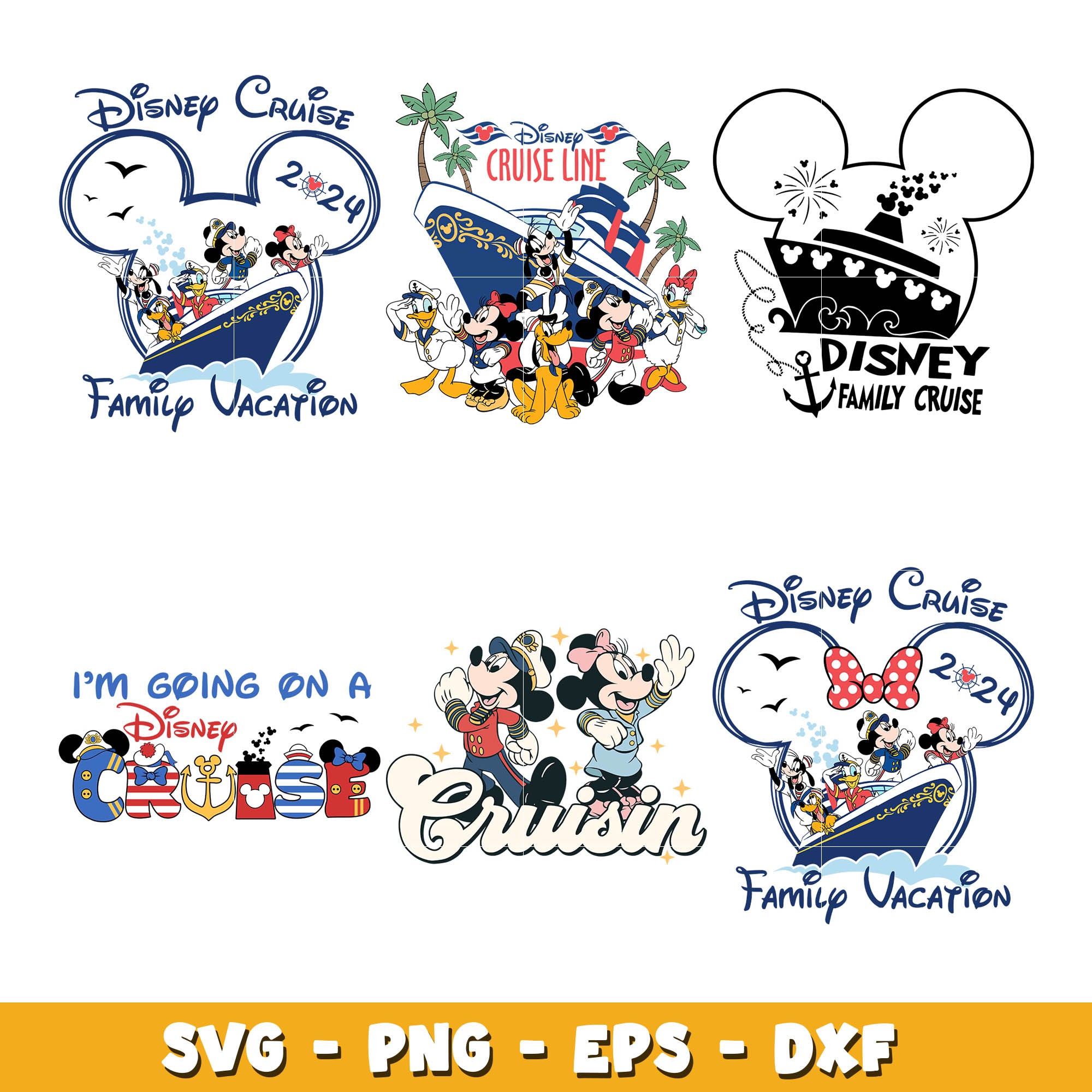 Mickey disney family cruise svg bundle, Disney cruise svg, Disney svg ...