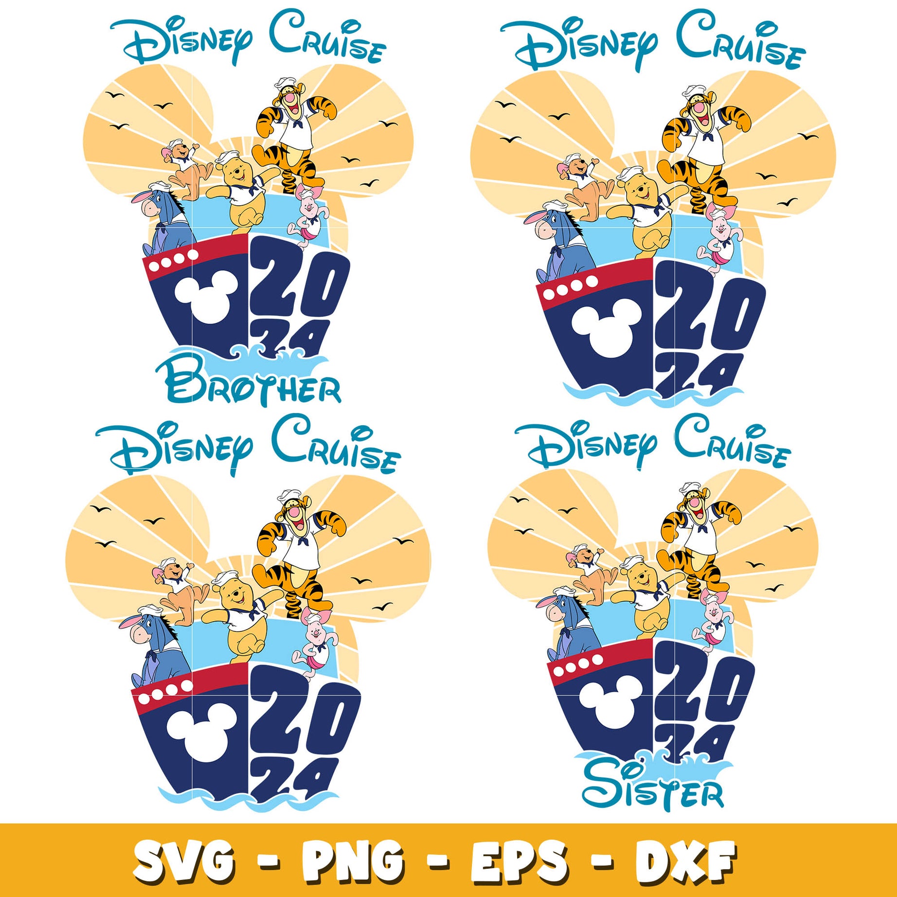 Mickey mouse disney cruise svg bundle, Disney cruise svg, Disney svg