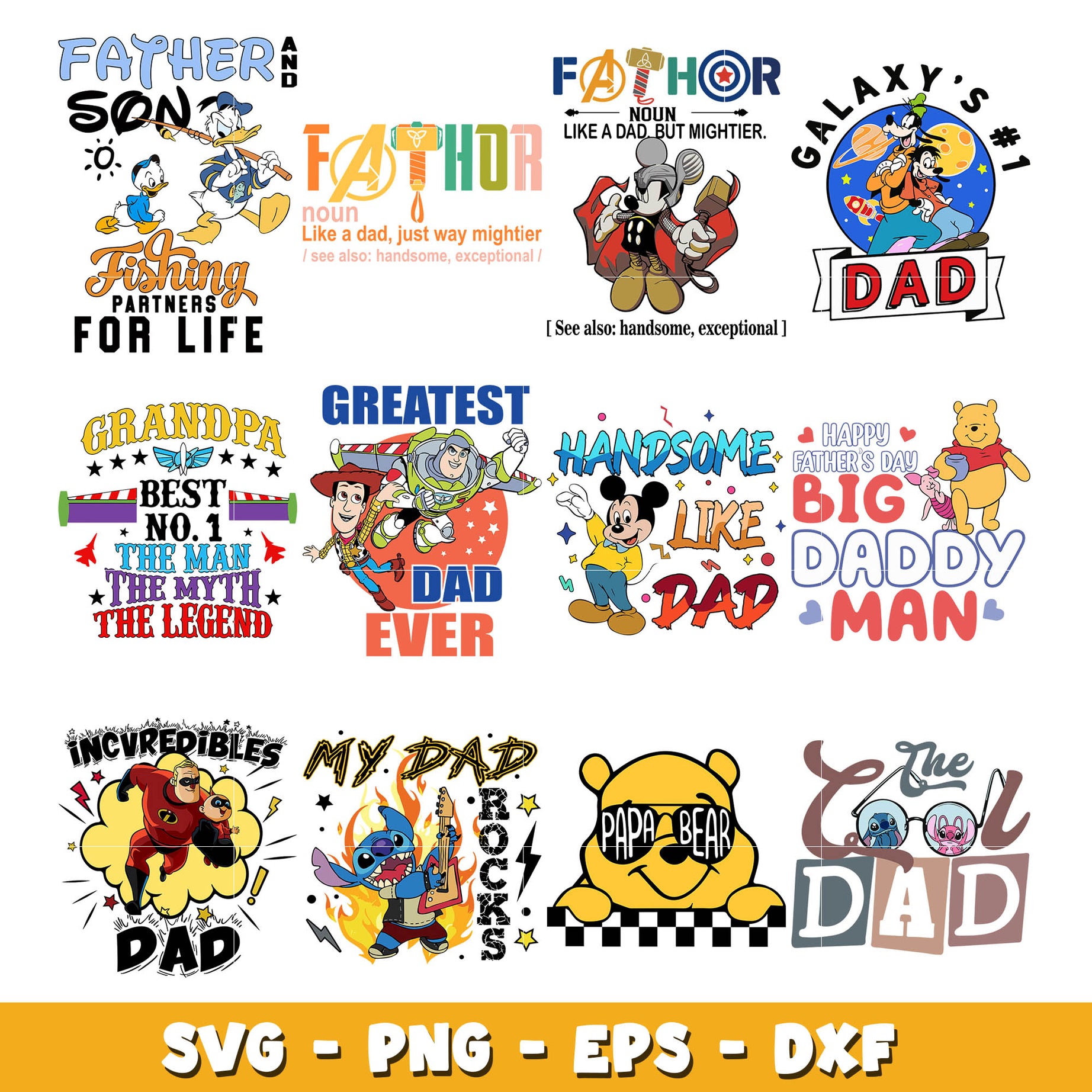 Disney mouse and friends greatest bundle svg, Disney cartoon svg, Digital download  