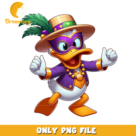 Disney donald mardi gras outfit png, mardi gras outfit png