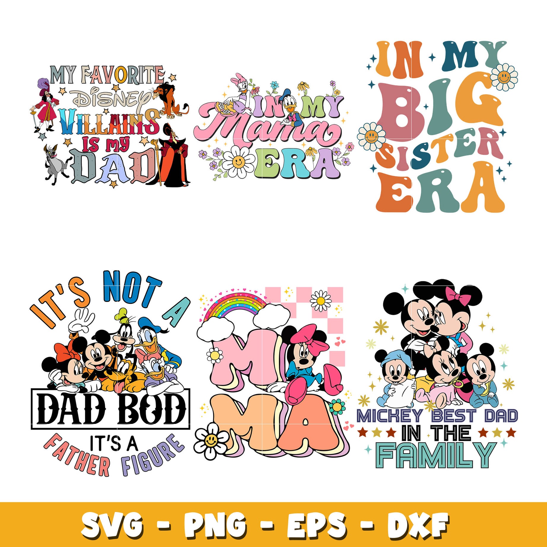 In my big sister era svg bundle, Disney mickey svg, Disney svg