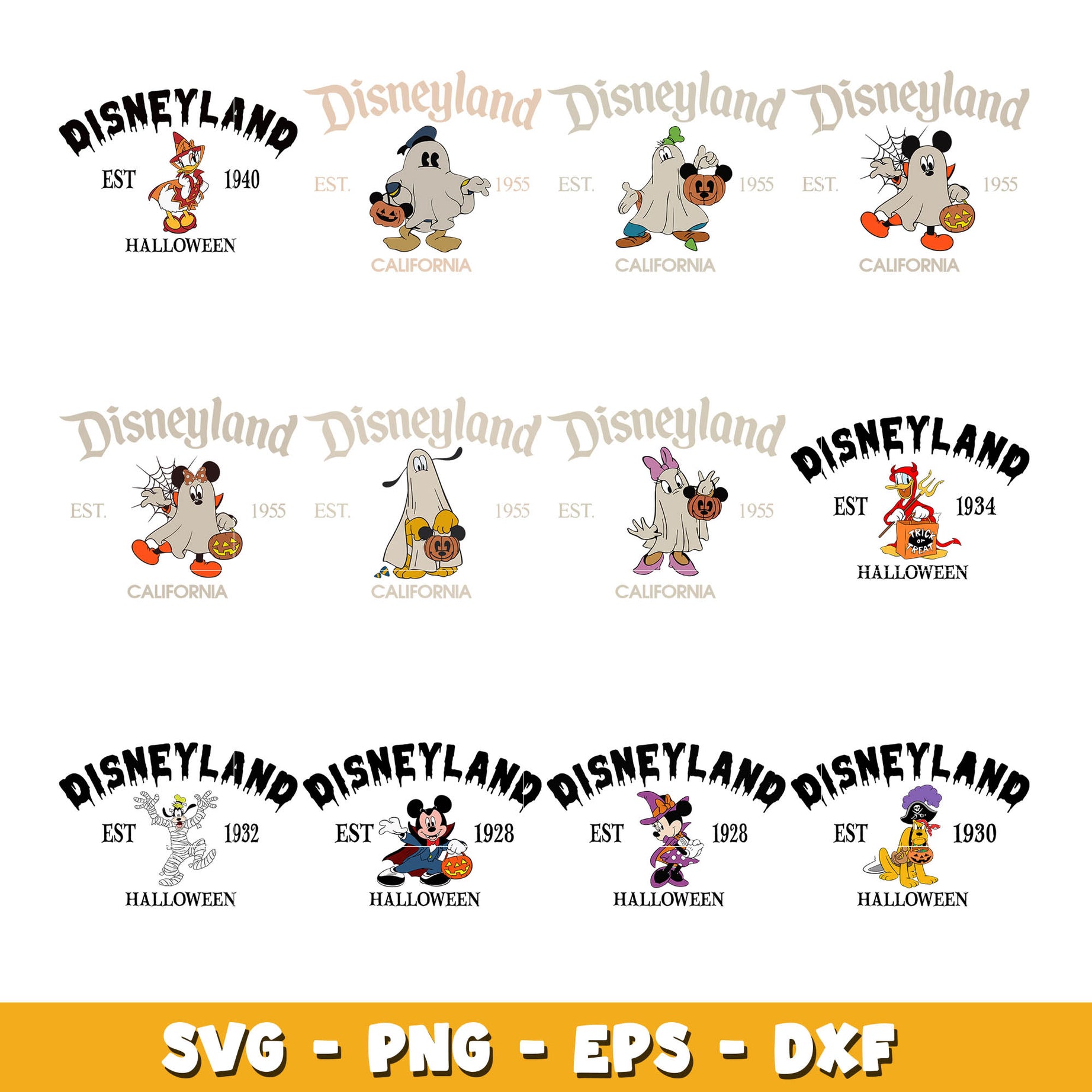 Mickey disneyland est svg bundle, Disneyland svg, Disney svg