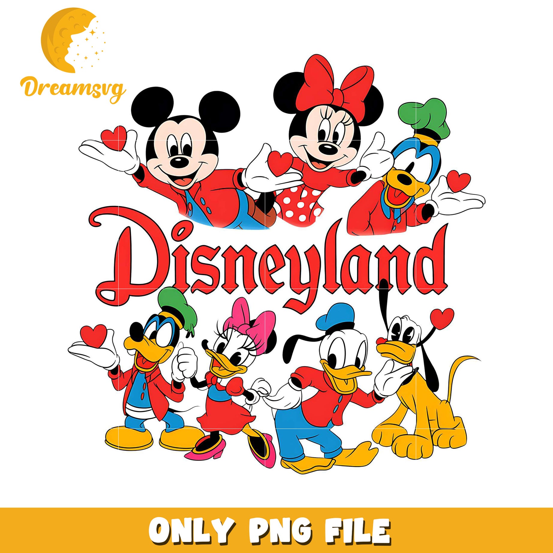 Disneyland Characters PNG Image Download