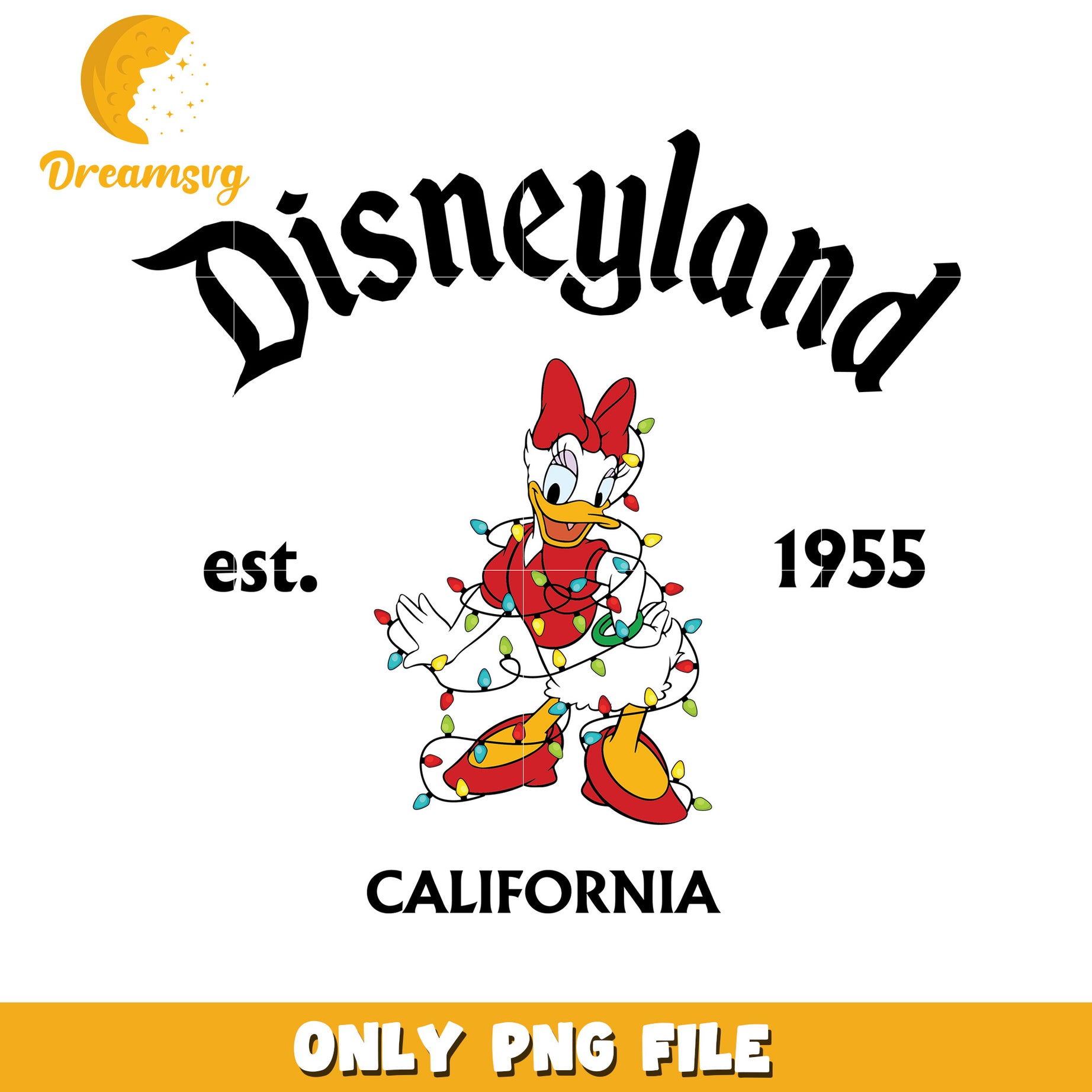 Disneyland Daisy PNG Christmas