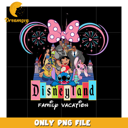 Disneyland Family Vacation PNG, SVG File