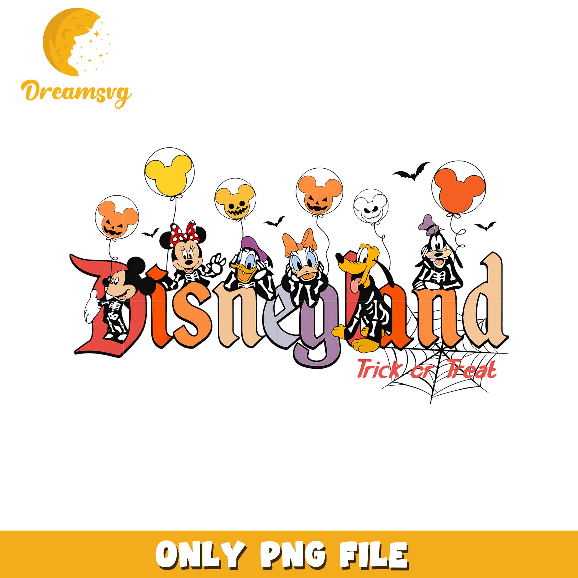 Disneyland Halloween PNG Design