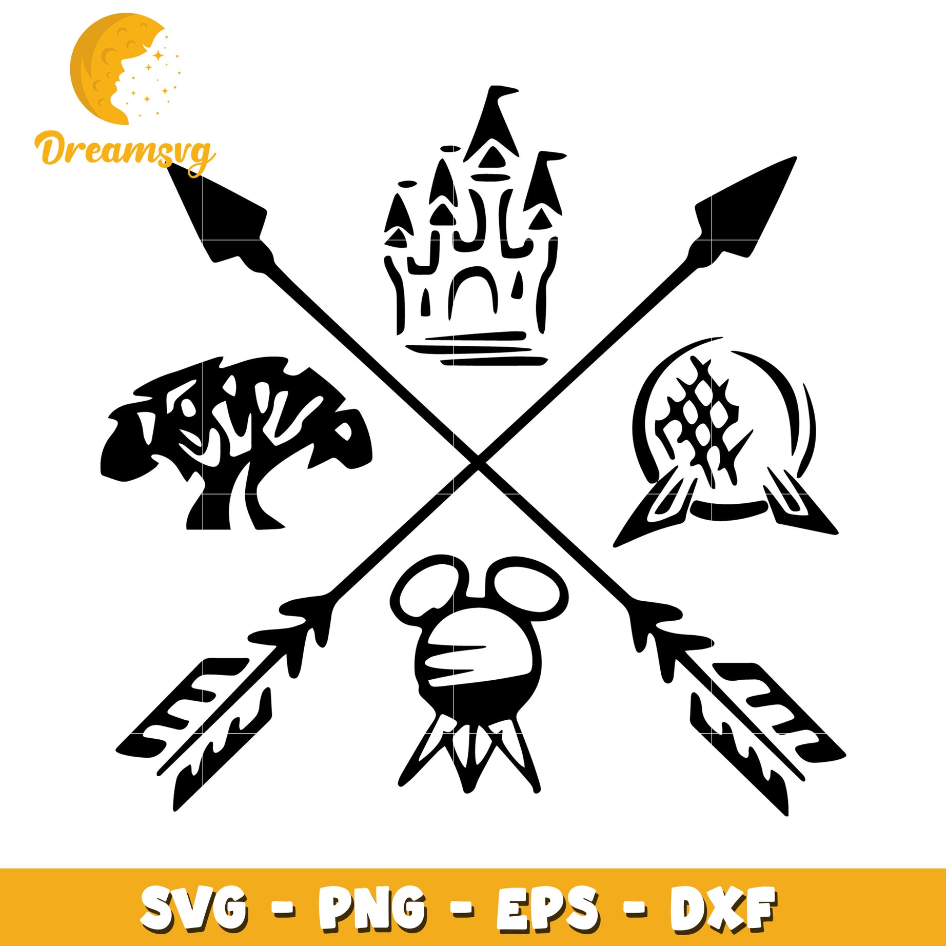 Disneyland SVG Bundle PNG EPS DXF