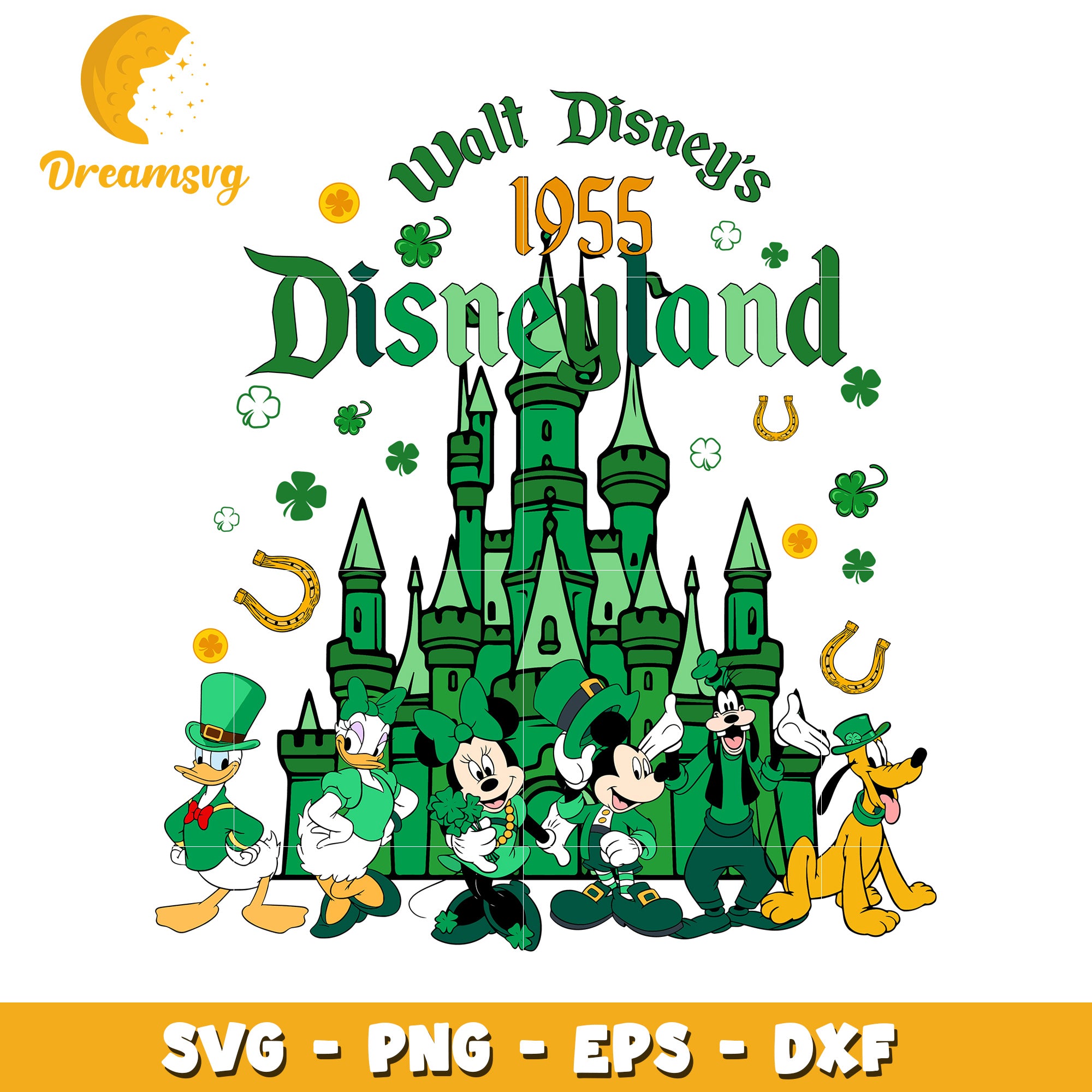 Disneyland St Patricks Day SVG PNG EPS DXF