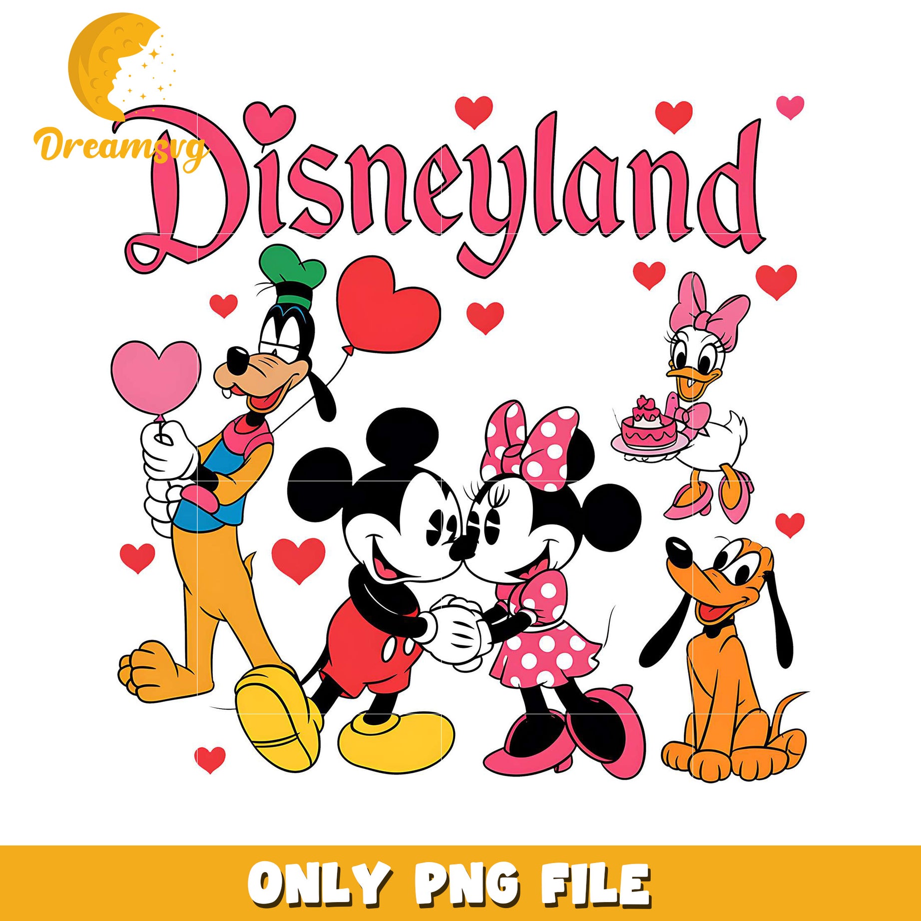 Disneyland Valentines PNG Image