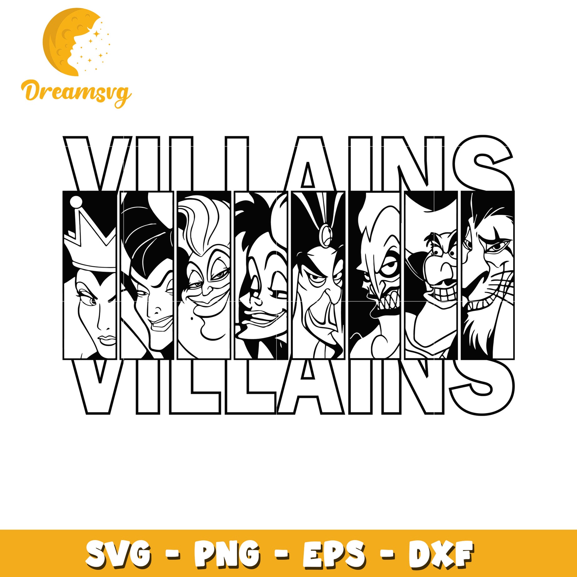 Disneyland villain witches svg, Disney friends halloween vibes svg