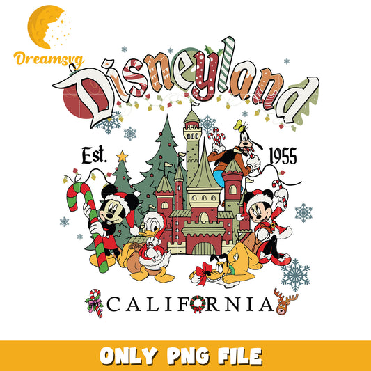 Disneyland christmas png, christmas cartoon png, christmas season png