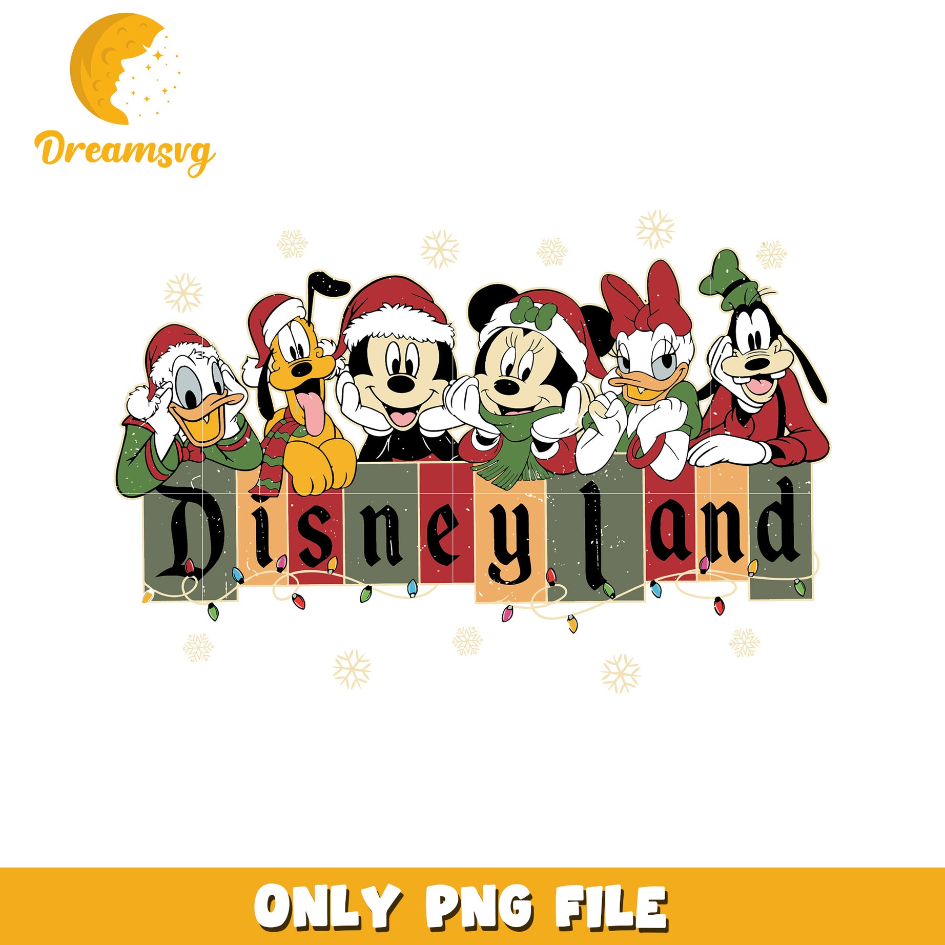 Disneyland christmas png, christmas disney png, christmas cartoon png