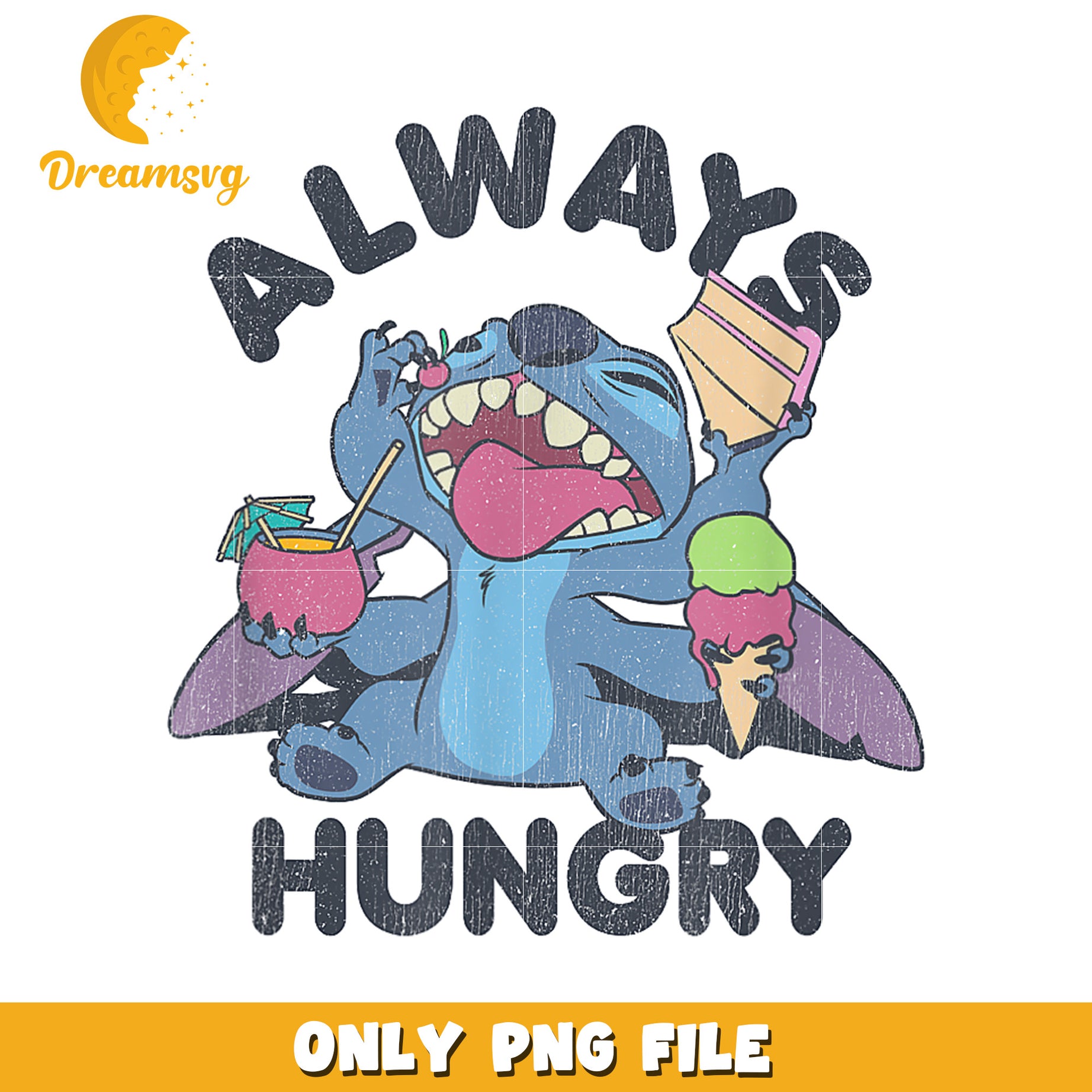 Disney lilo and stitch always hungry eating png, disney lilo and stitch png