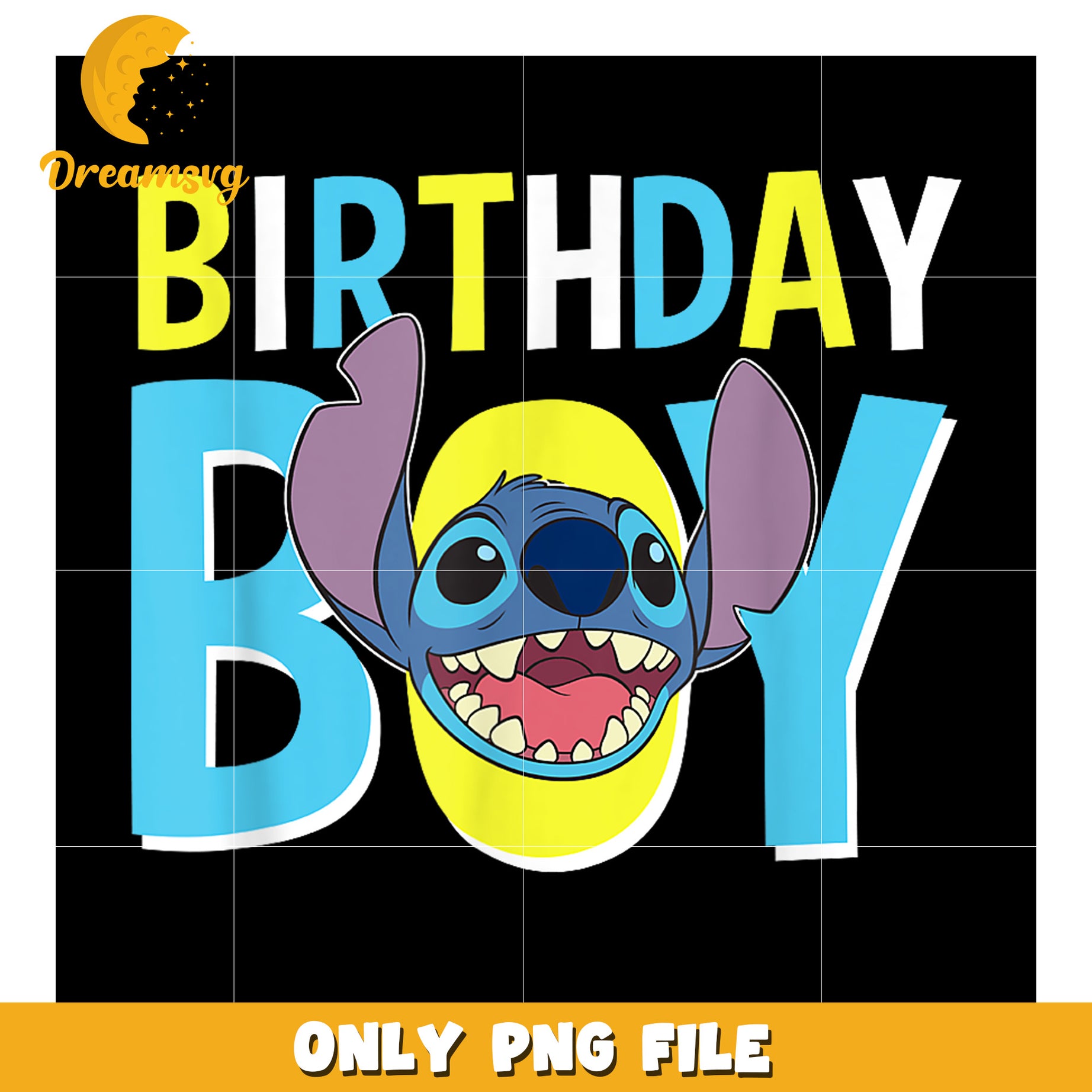 Disney lilo and stitch birthday boy blue stitch png, birthday boy png, blue stitch png