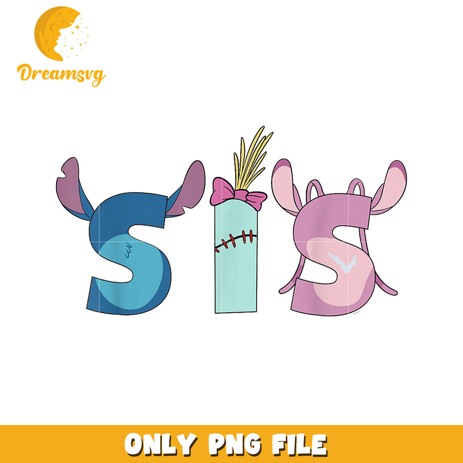 Disney lilo and stitch bro sister birthday png, brother birthday png
