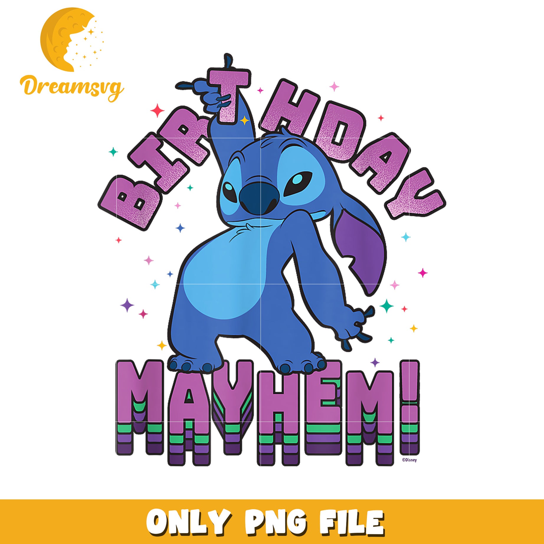 Disney lilo and stitch disco dance birthday png, disney lilo and stitch png