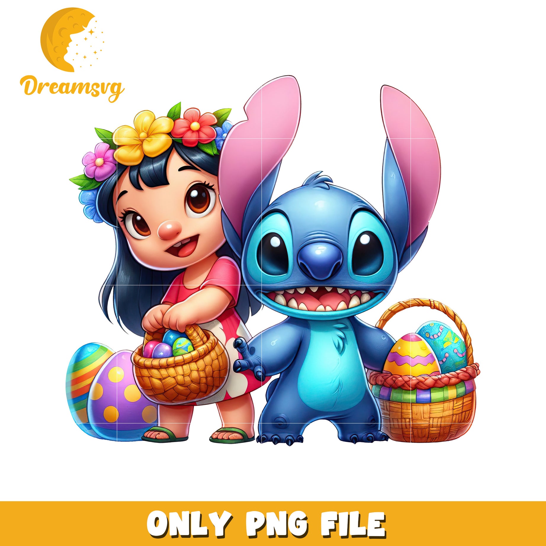 Disney lilo and stitch png, easter bunny png, disney easter png