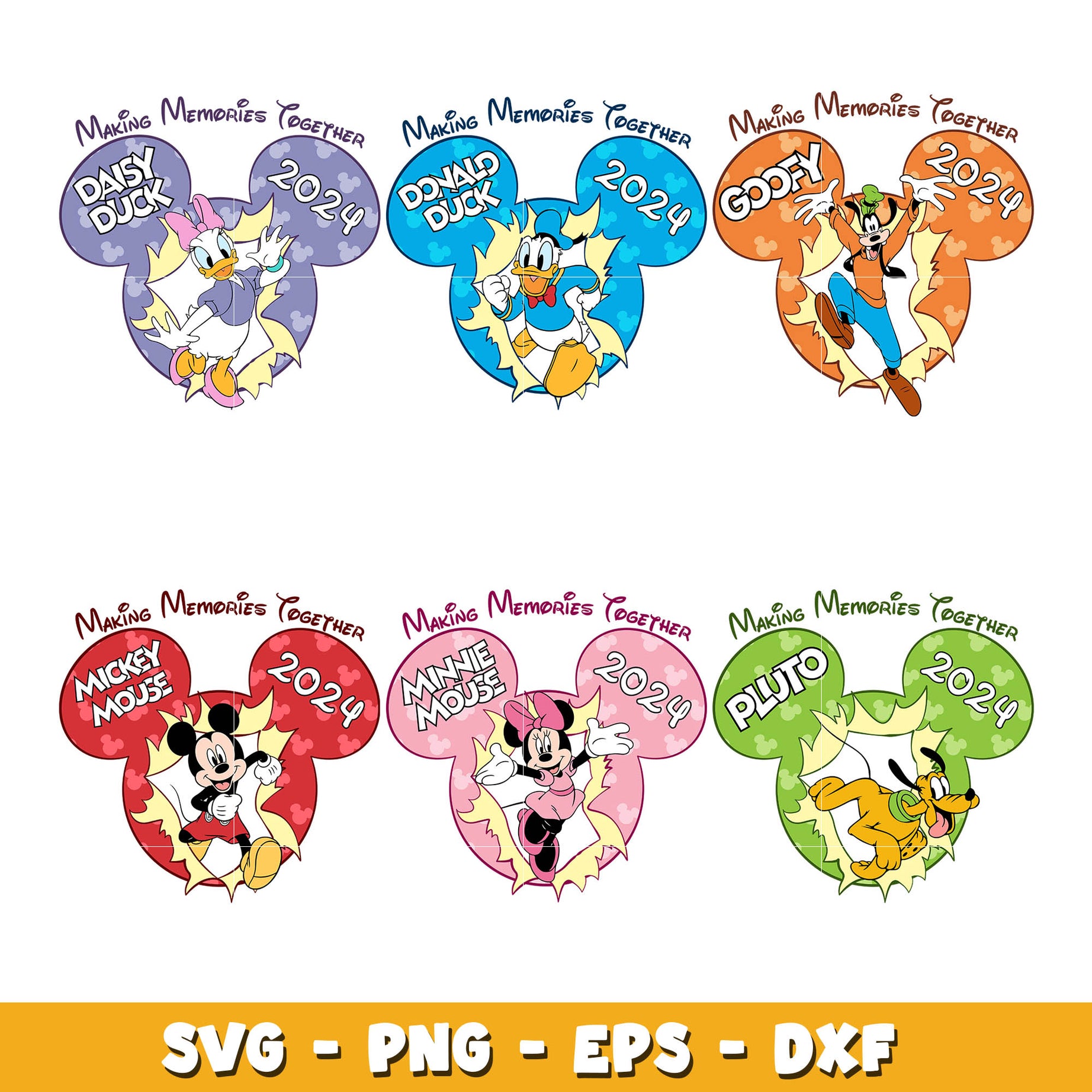 Mickey making memory together svg bundle, Disney mickey svg, Disney svg