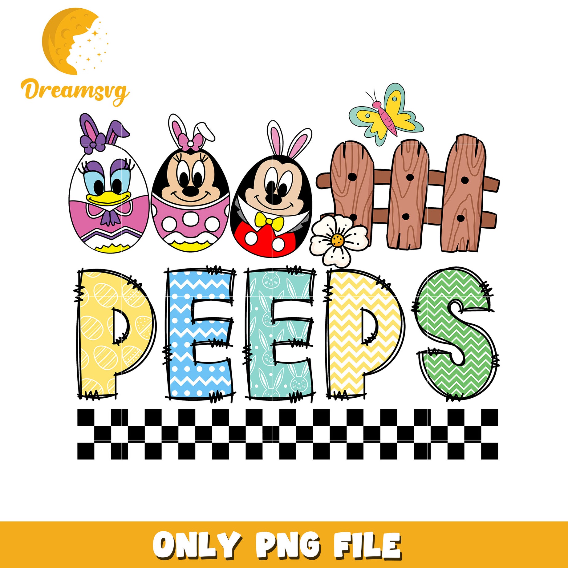 Disney mickey and friends peeps png, easter peeps png, mickey png