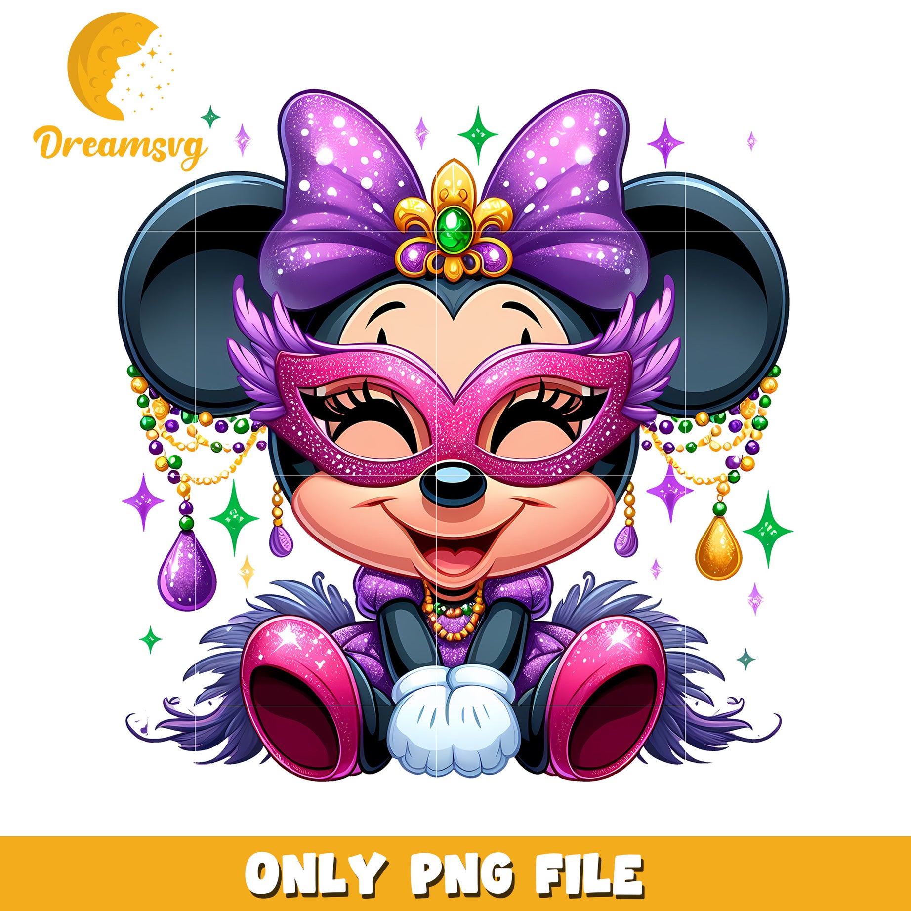 Disney minnie mouse mardi gras outfit png, mardi gras outfits png