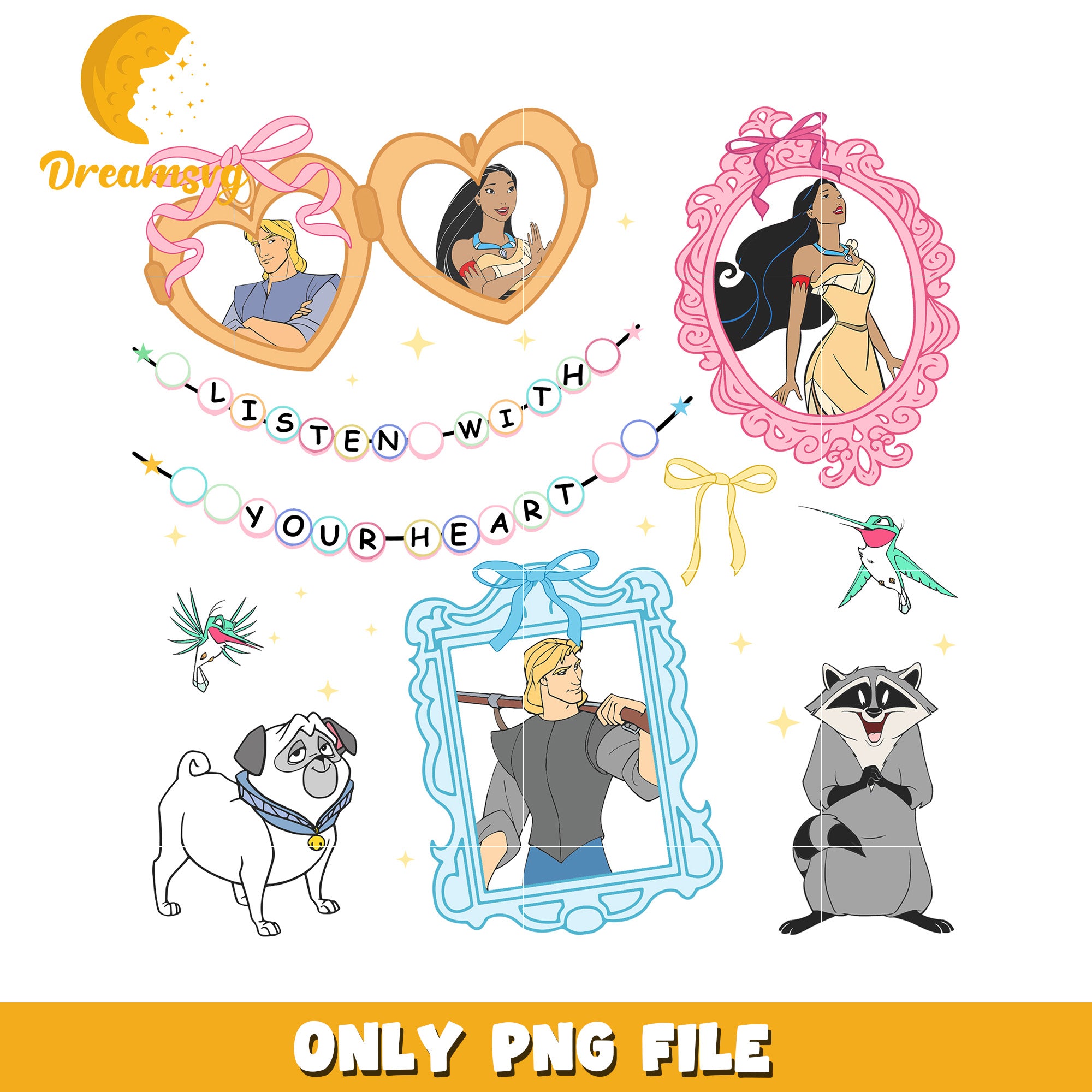 Disney pocahontas prince characters design png, pocahontas pincess png, disney movie png