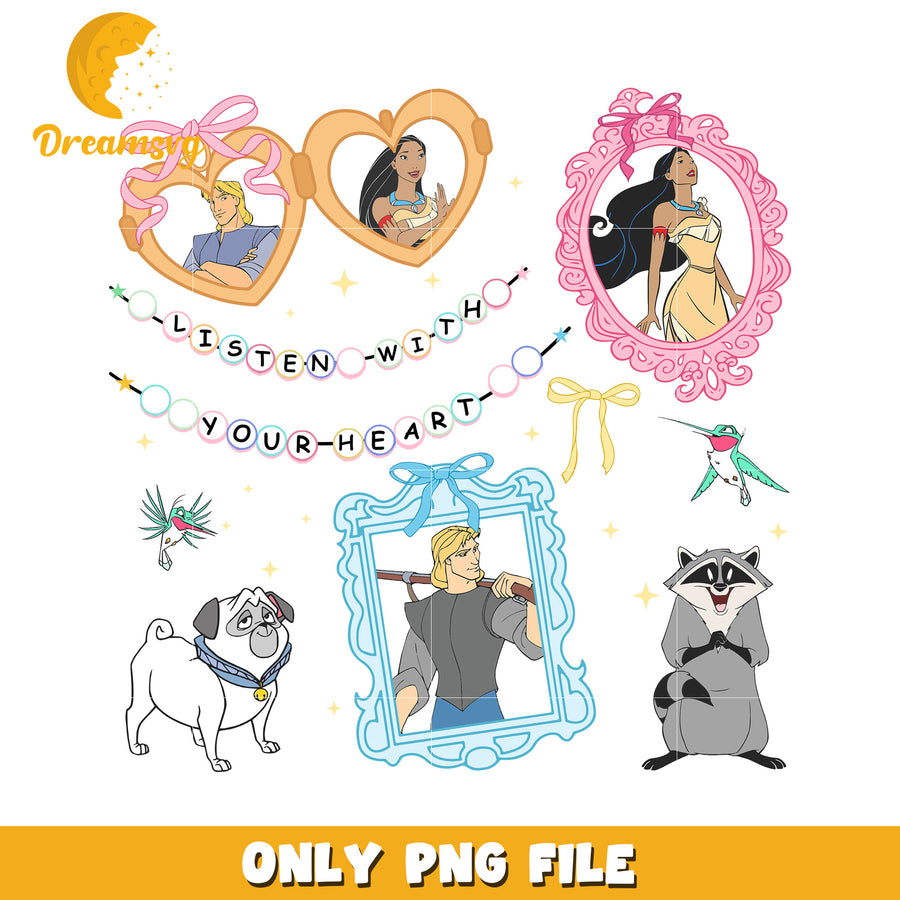 Disney pocahontas prince characters design png, pocahontas pincess png, disney movie png