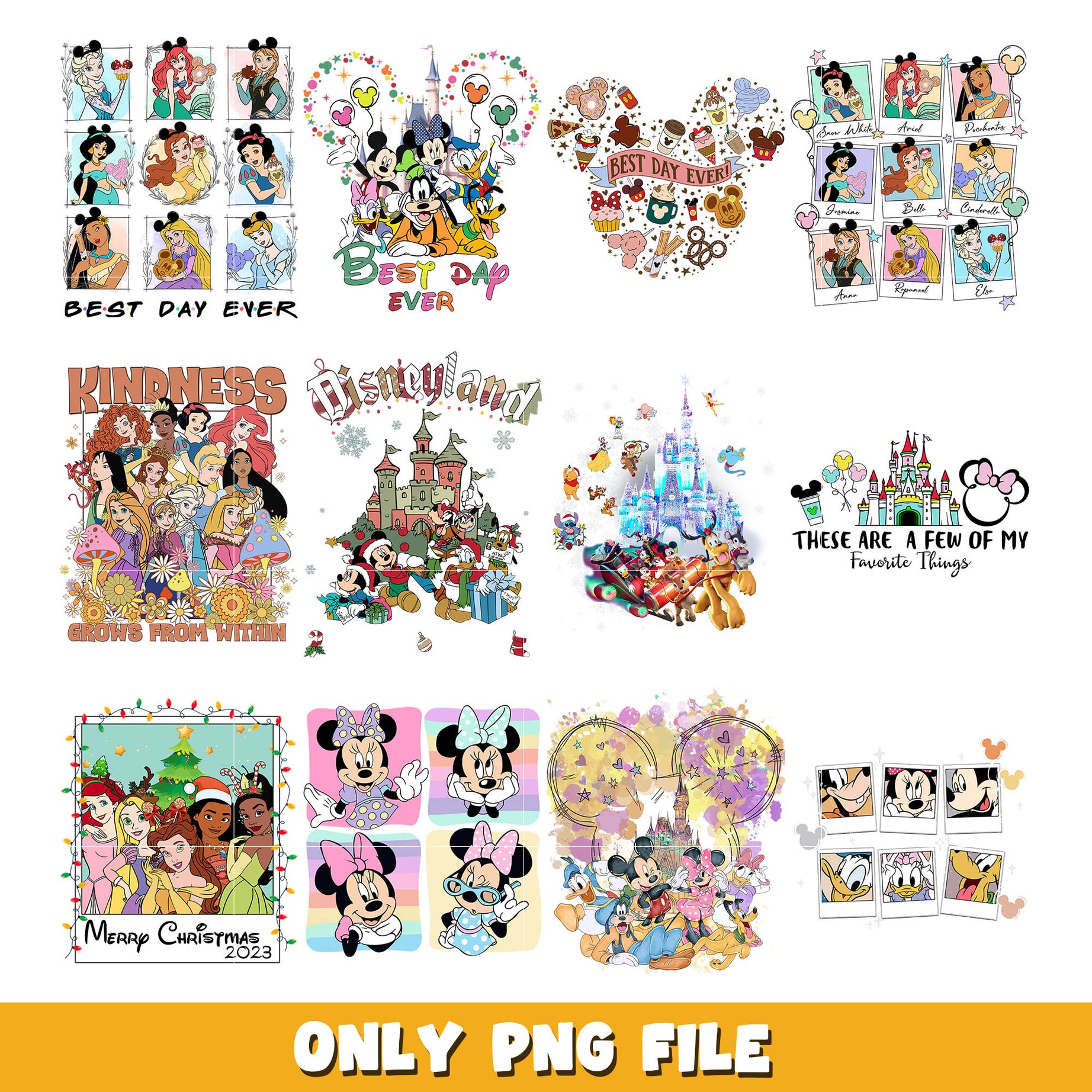 Disney mickey disneyland png bundle, Disney mickey png, Disney png