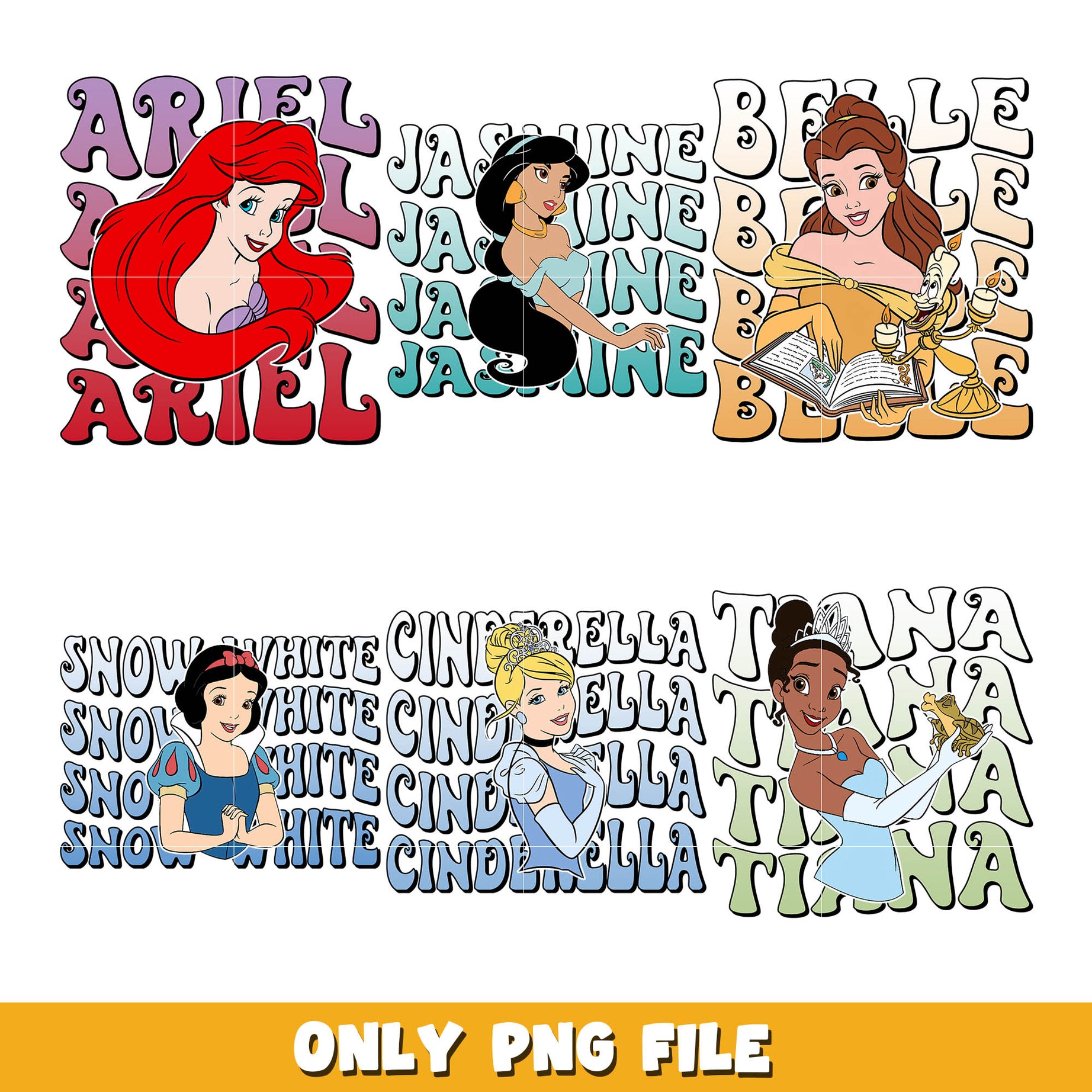 Princess in disney png bundle, Disney princess png, Disney png