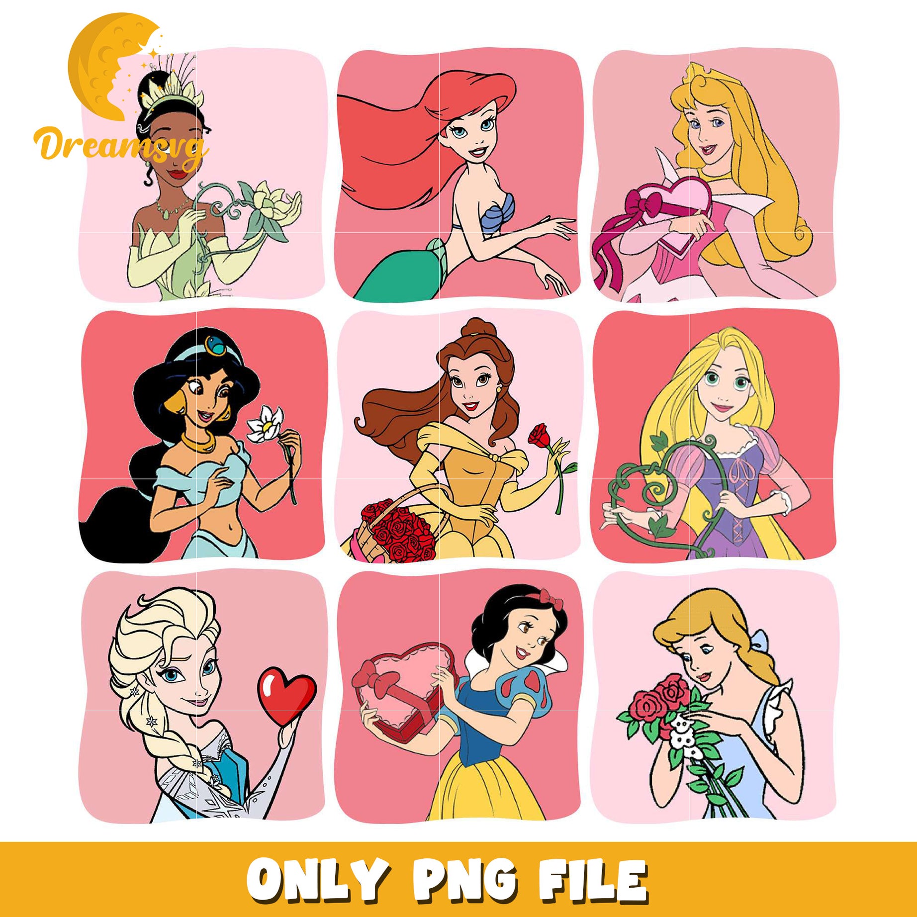 Disney princess valentine png, Disney princess png, valentine png