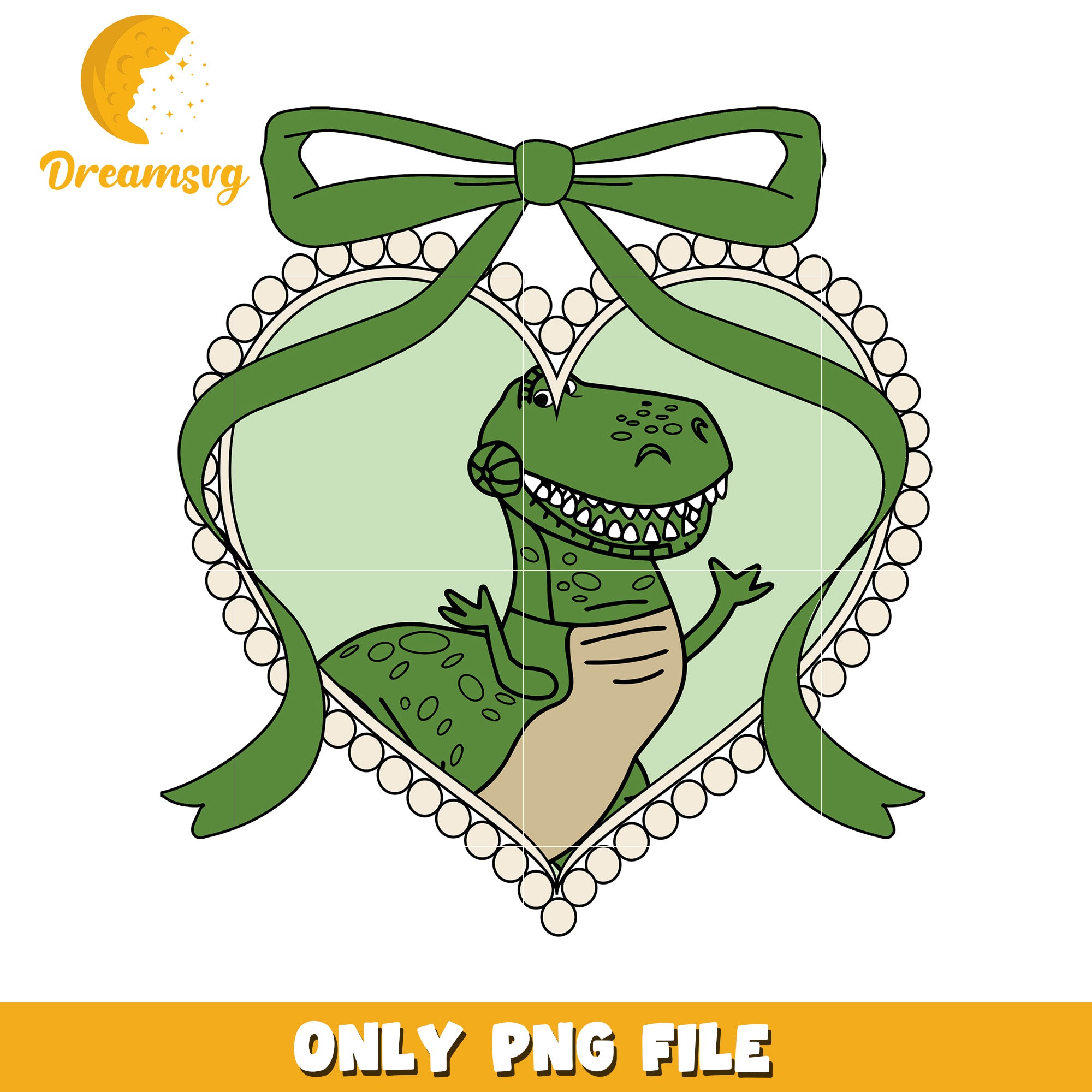 Disney rex picture frame png, disney characters png, disney movie png