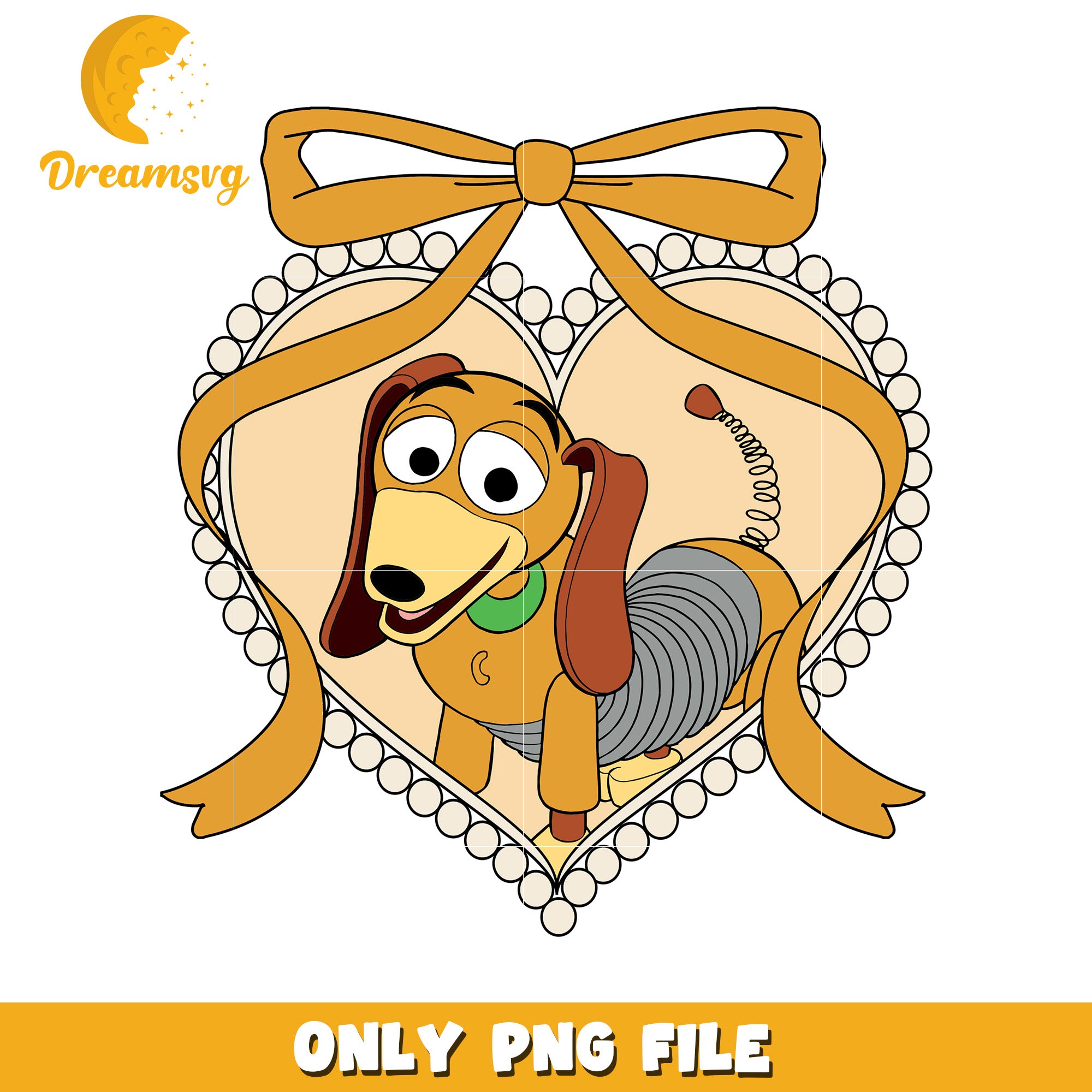 Disney slinky dog picture frame png, disney characters png, disney movie png