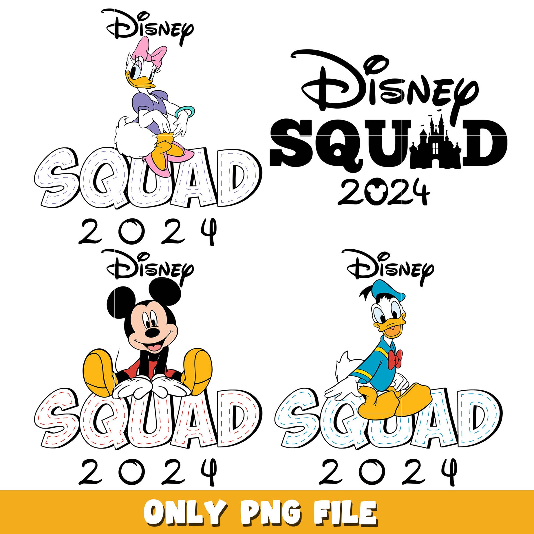 Disney mickey friends squad 2024 png bundle, Disney mickey png, Disney png