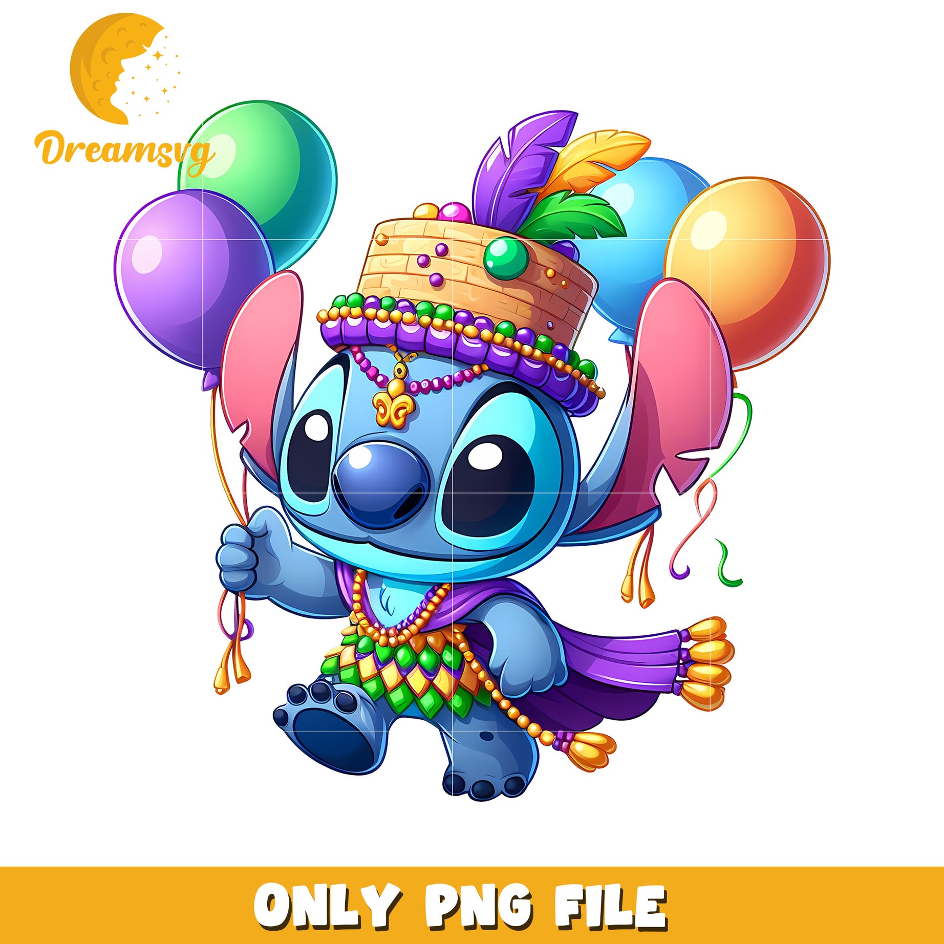 Disney stitch outfit mardi gras png, disney mardi gras png